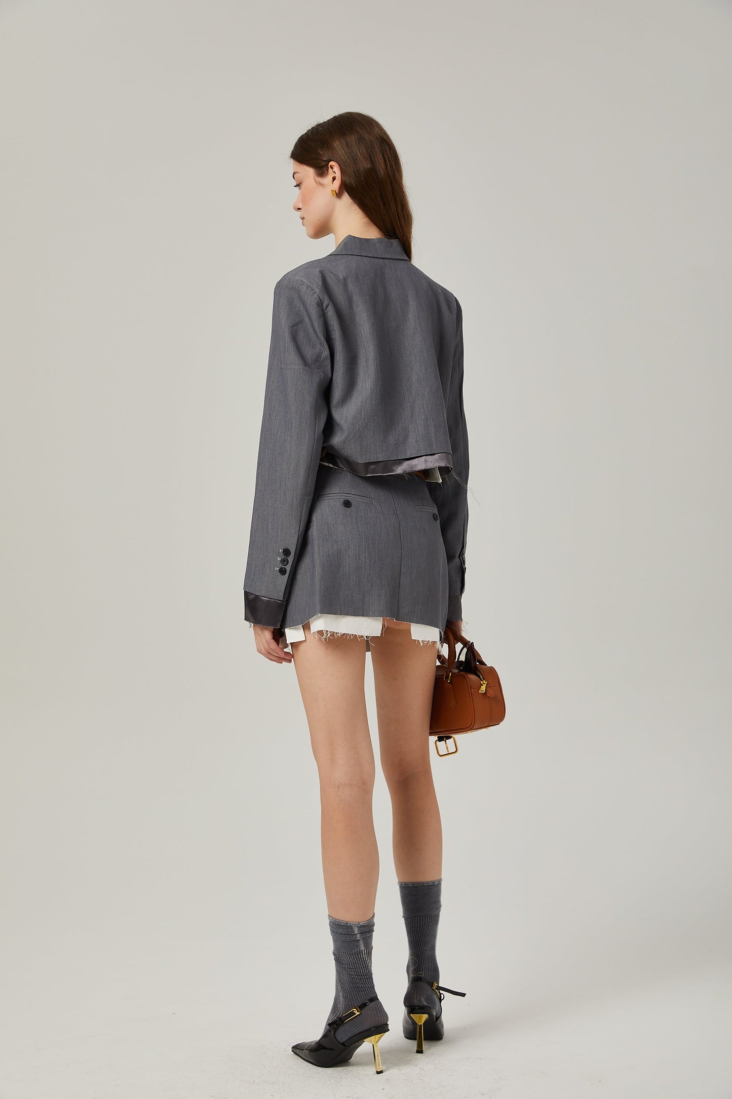 Perrine casual jacket & skirt matching set