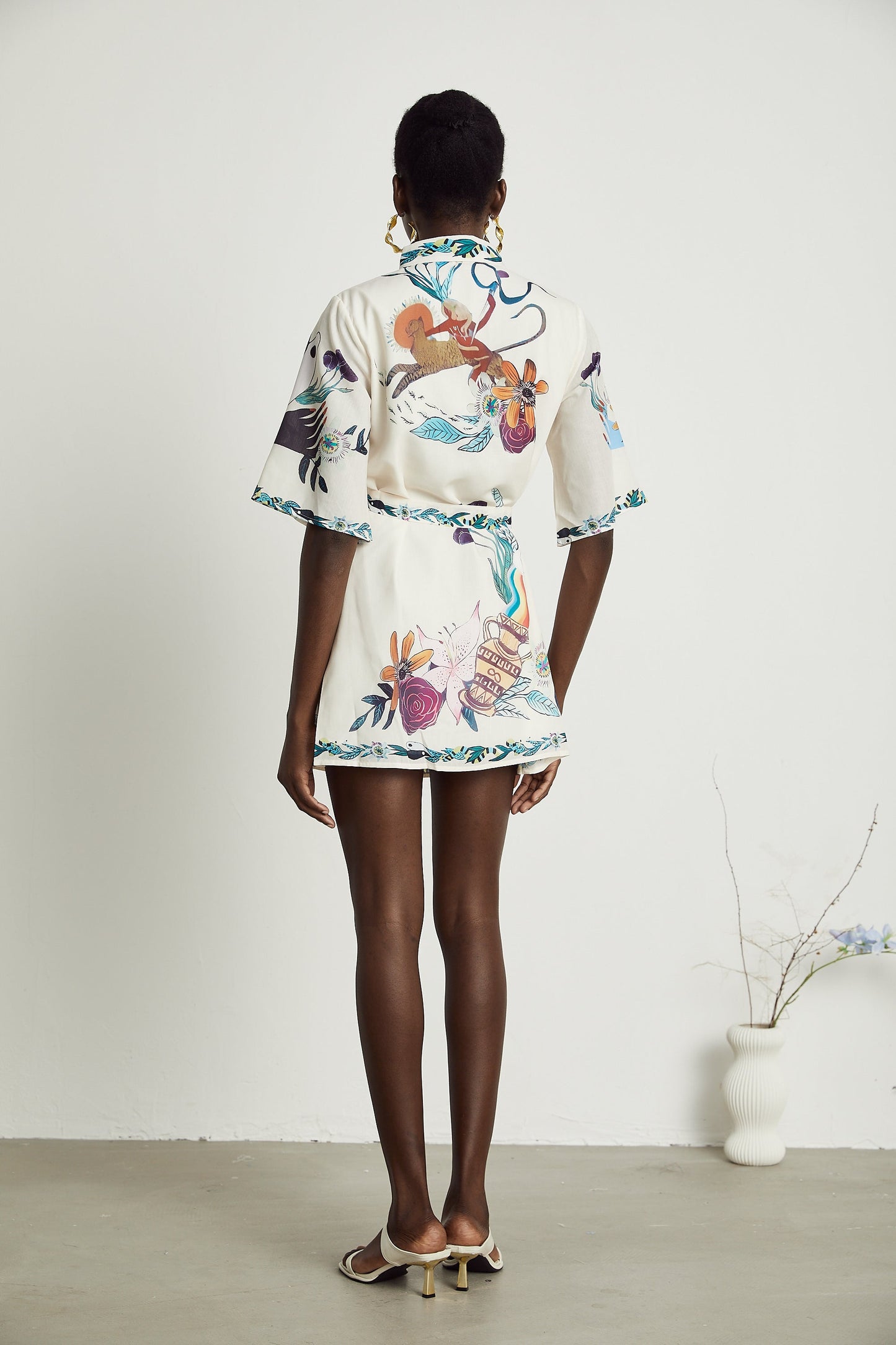 Isabelle floral-print mini dress (US Only)