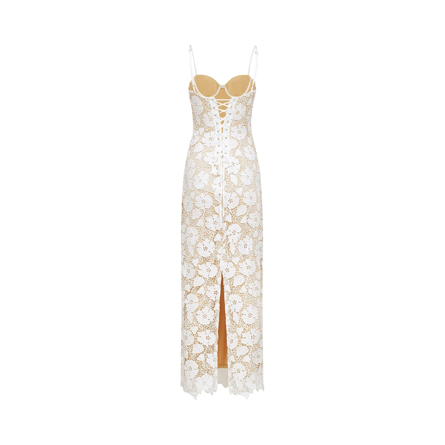 Florence floral embroidered midi dress
