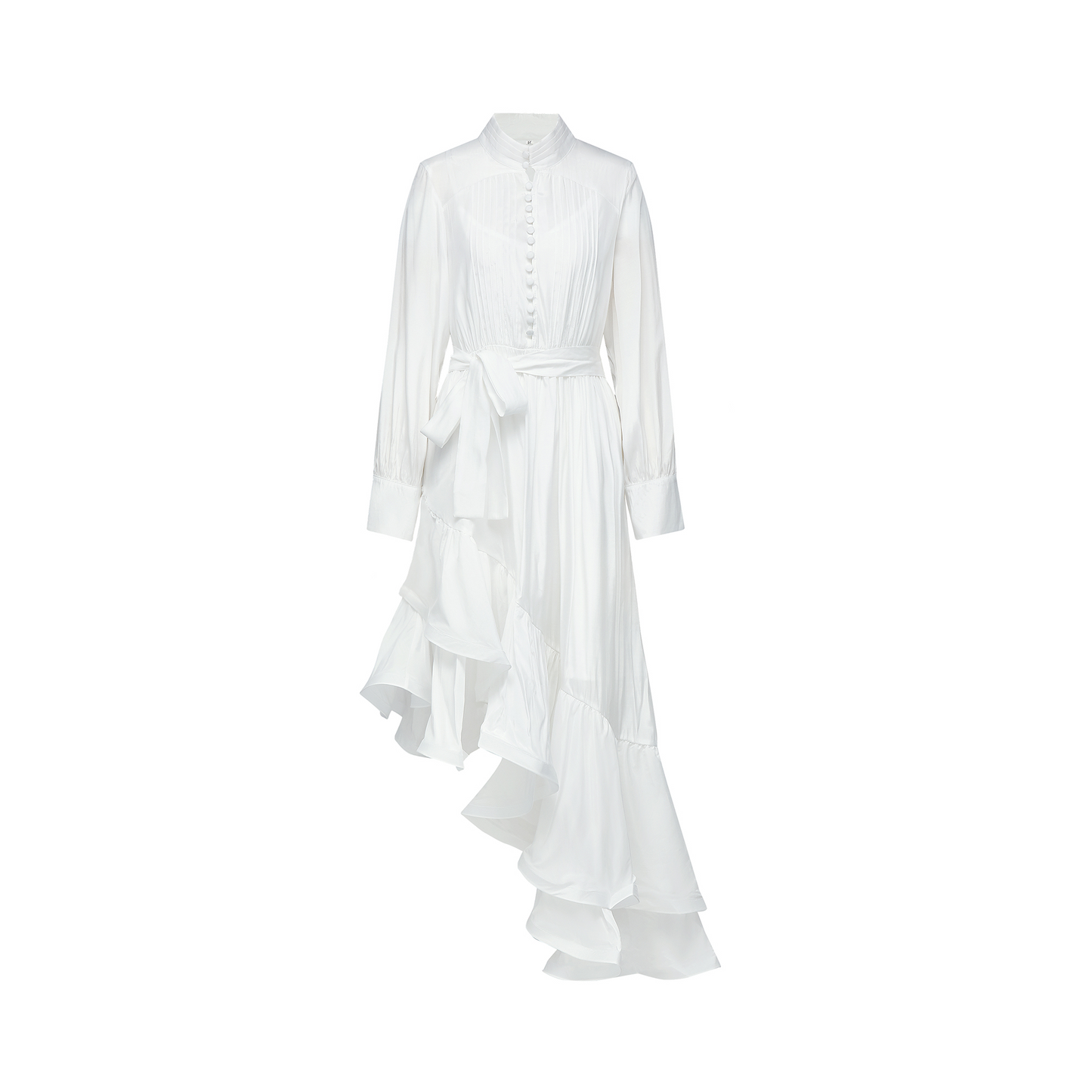 Désirée asymmetric-hem pleated midi dress (US Only)