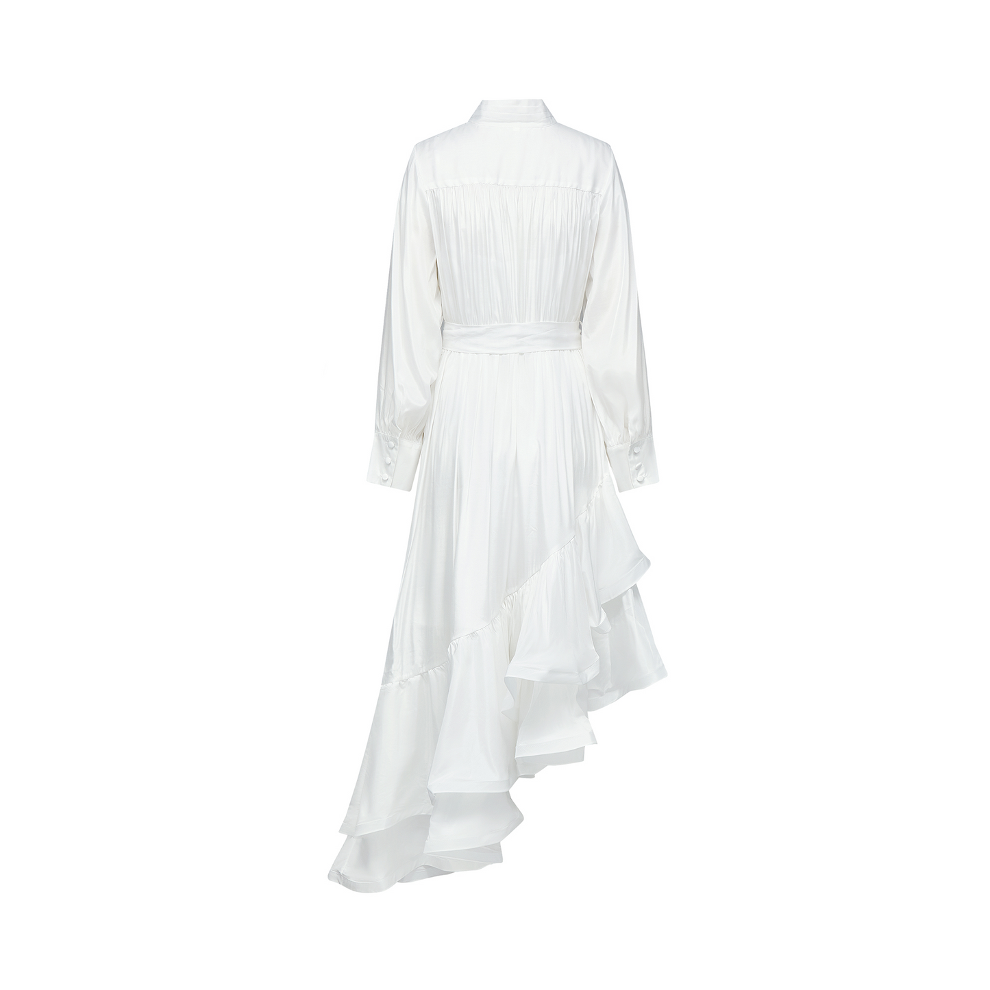 Désirée asymmetric-hem pleated midi dress (US Only)