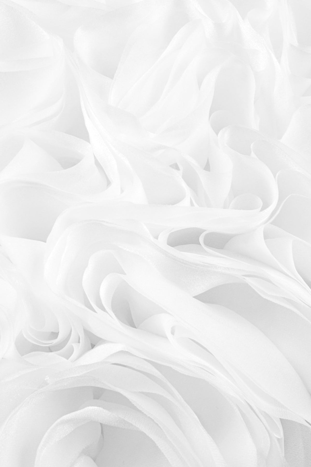 Archki Ruched Flower Strapless Mini Dress