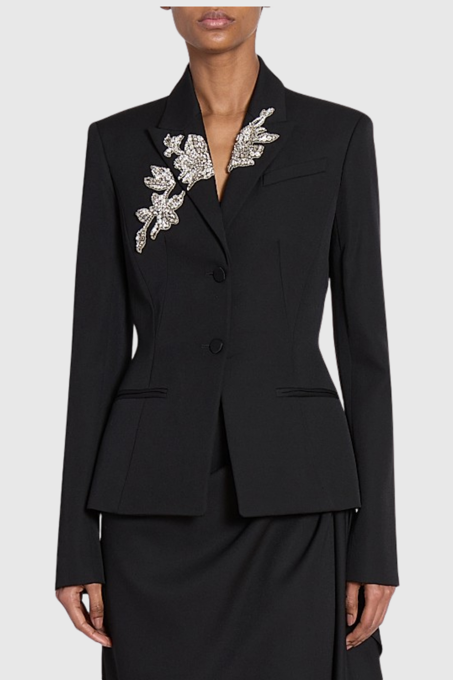Arnell Crystal Embellished Blazer