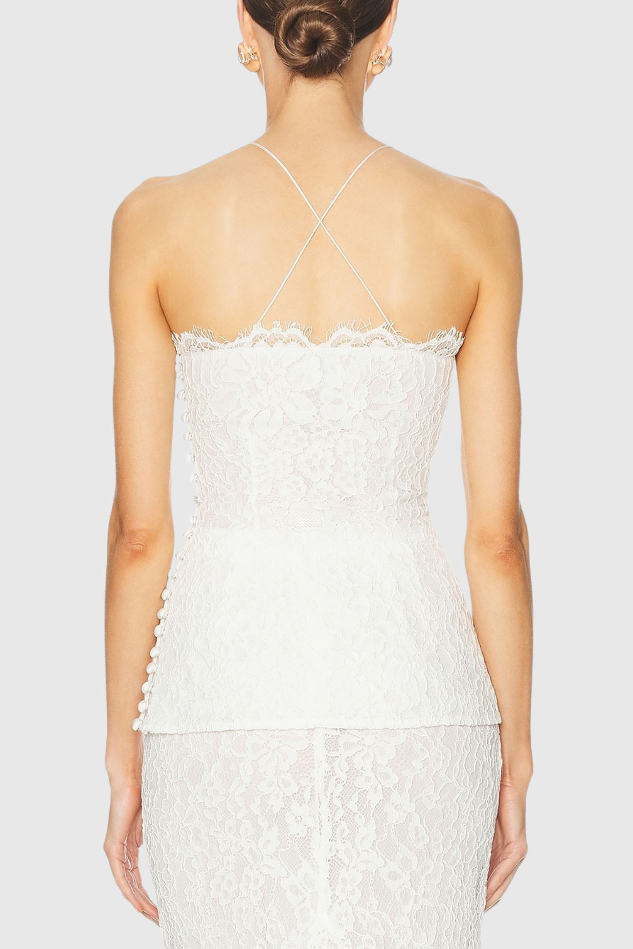 Beckie Lace Top - White