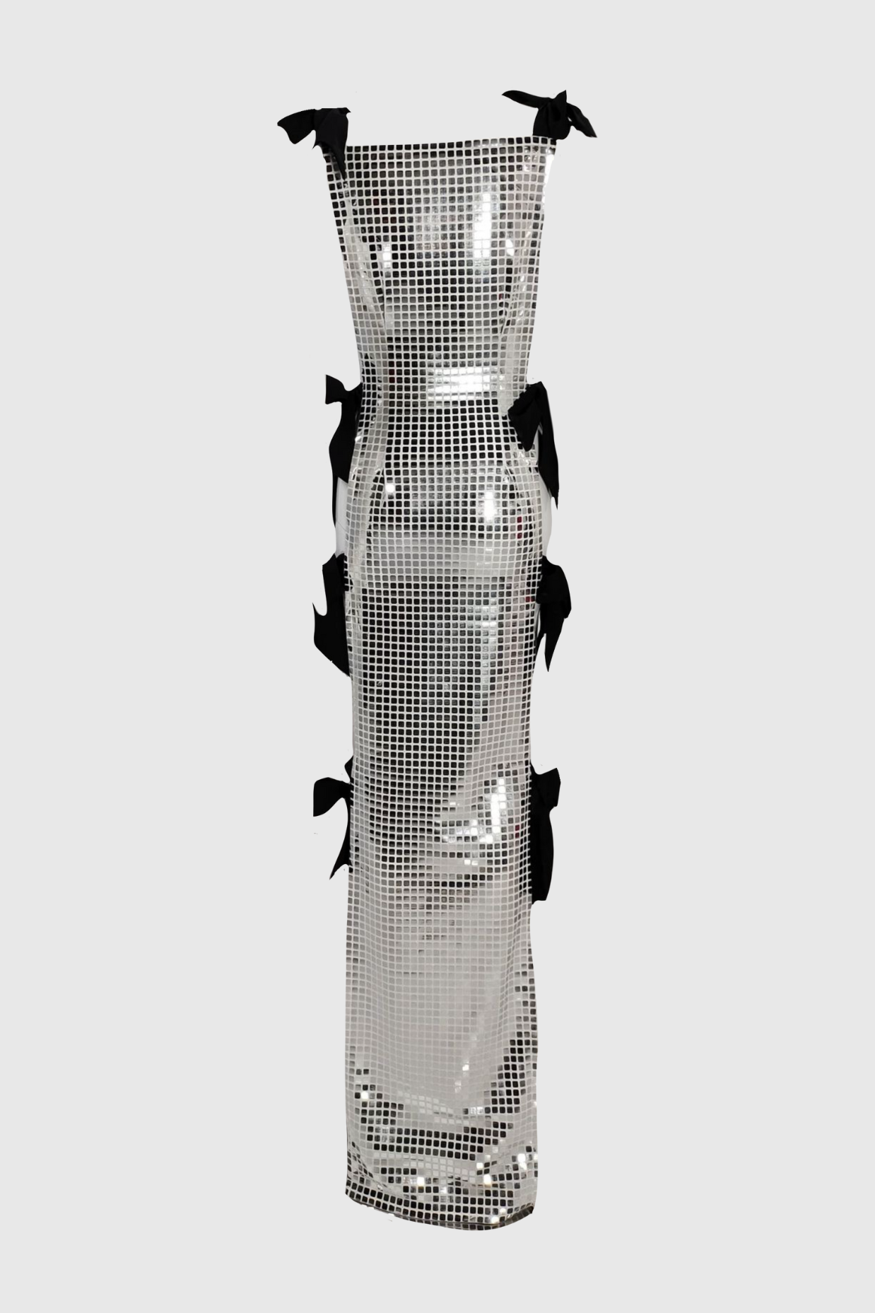 Bevverly Mirrow Bow Cutout Maxi Dress