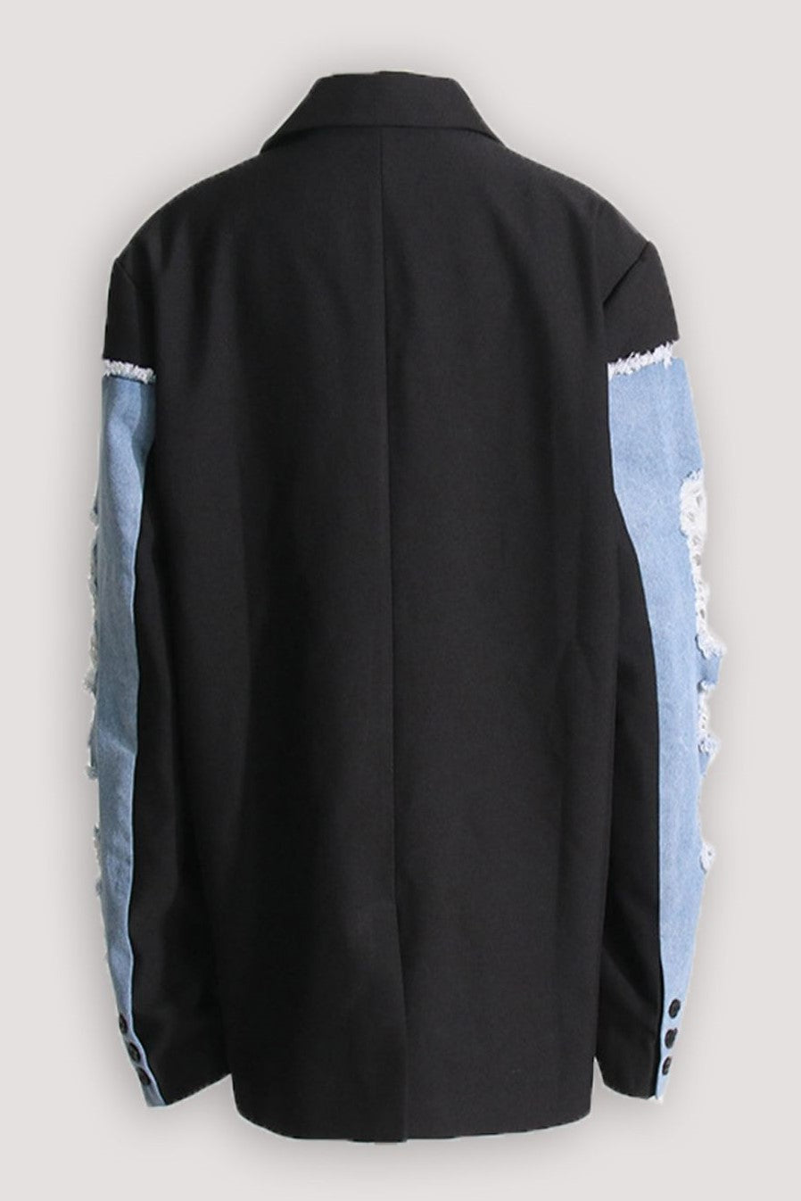 Brenna Denim Patchwork Coat