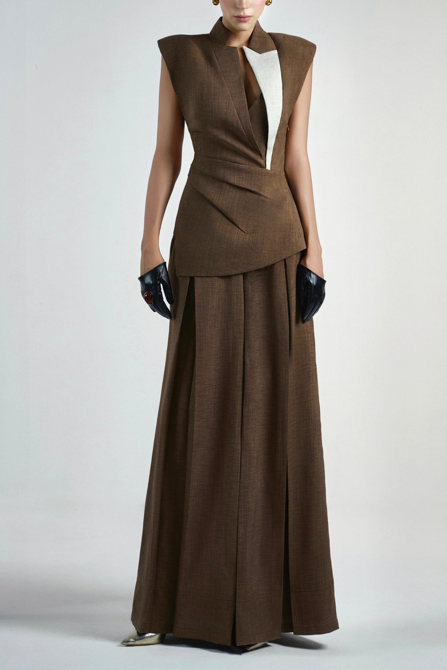 Bryanne Asymmetric Gilet Top