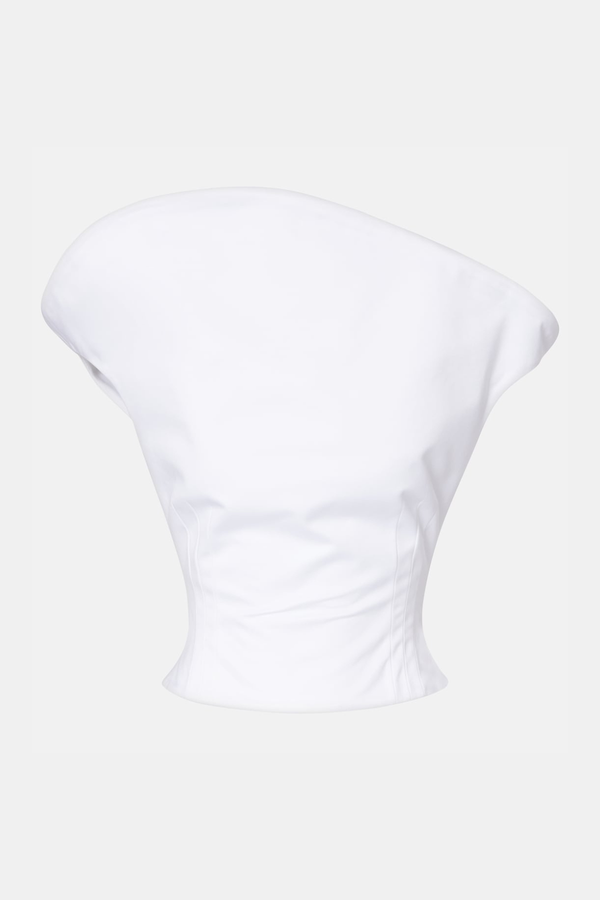 Careaga Asymmetrical Off Shoulder Top - White