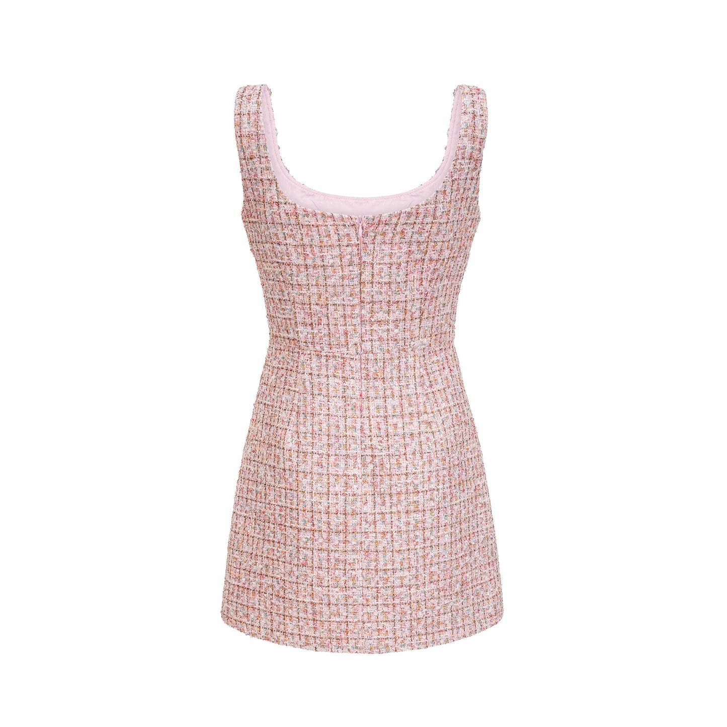 Aoife pink embellished tweed mini dress (US Only)