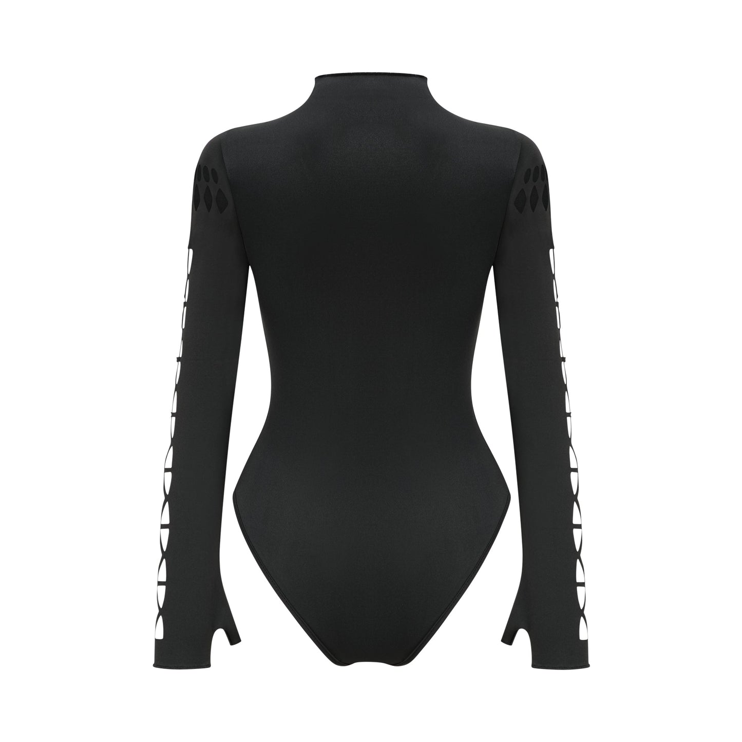 Capriana long-sleeved cut-out bodysuit