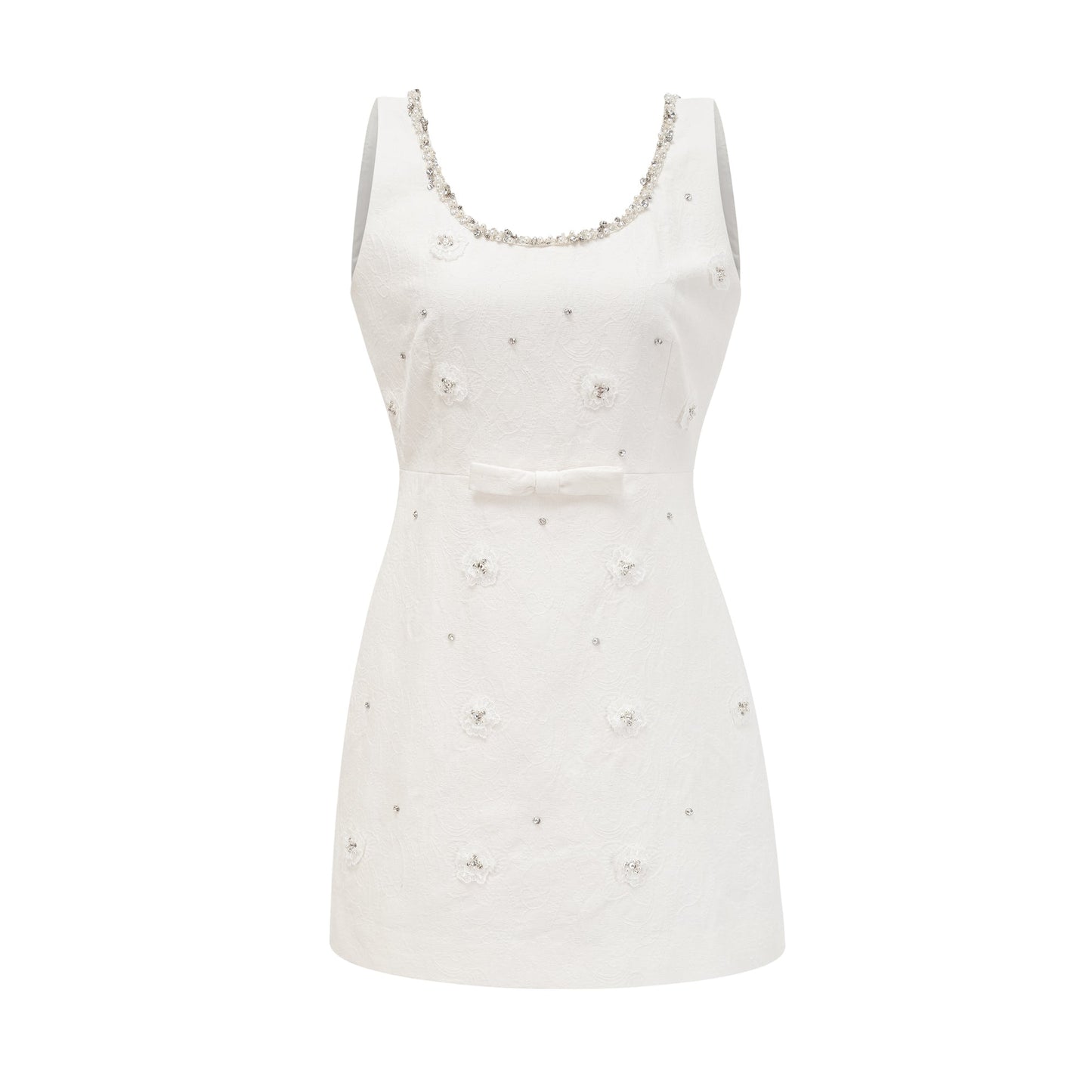 Philippine bow embellished mini dress (US Only)
