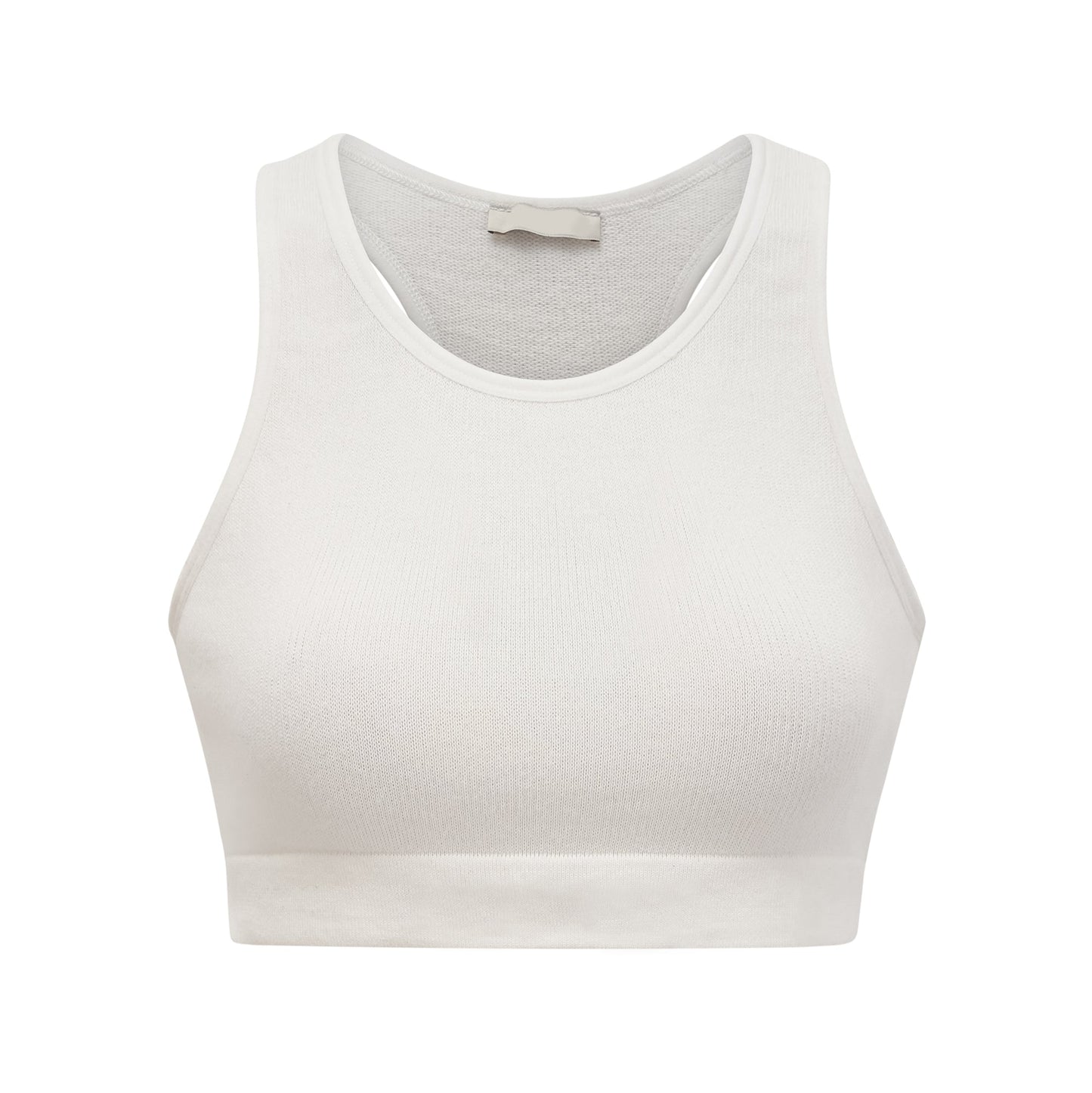 Cordelia seamless cotton cropped top