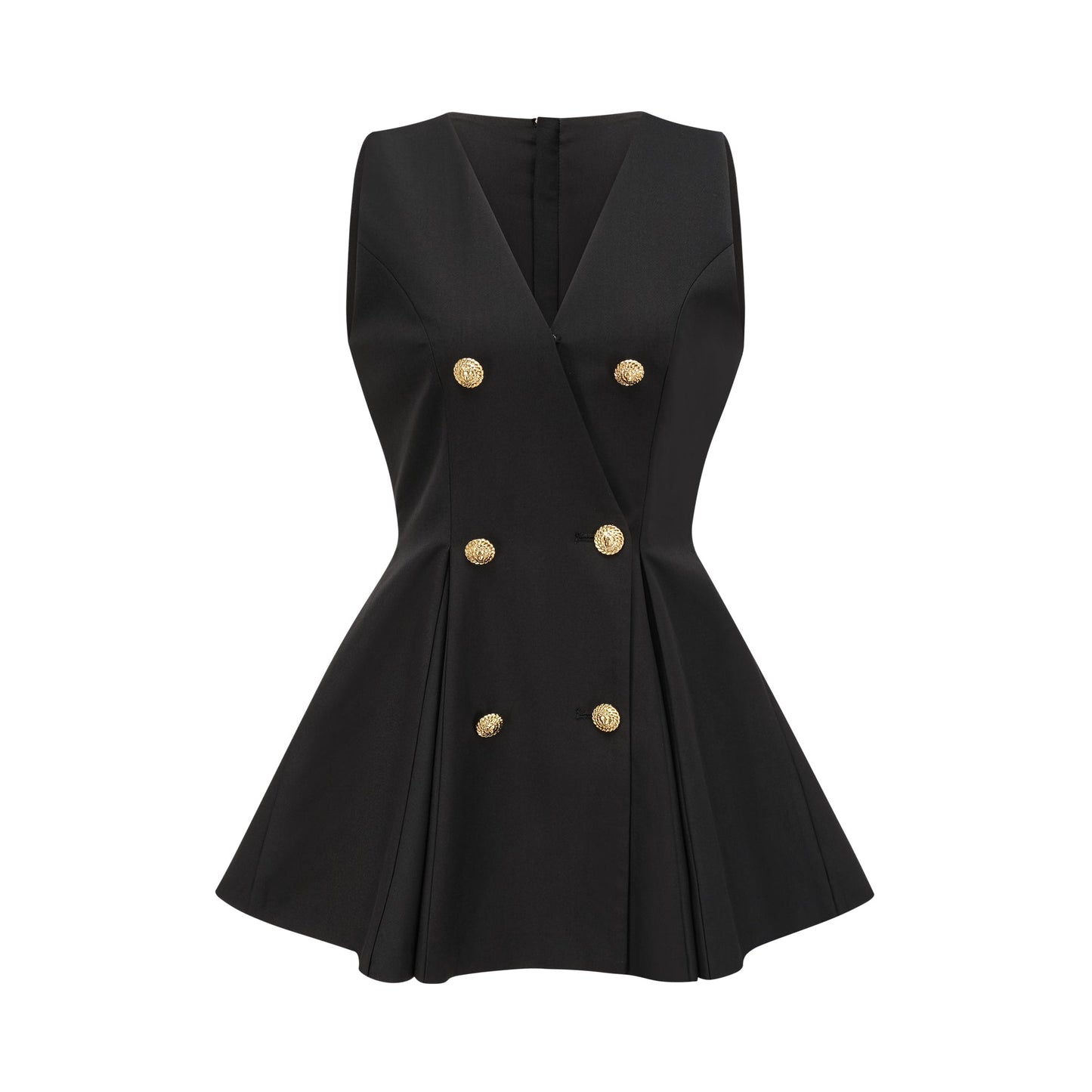 Amira double-breasted flared mini dress (US Only)