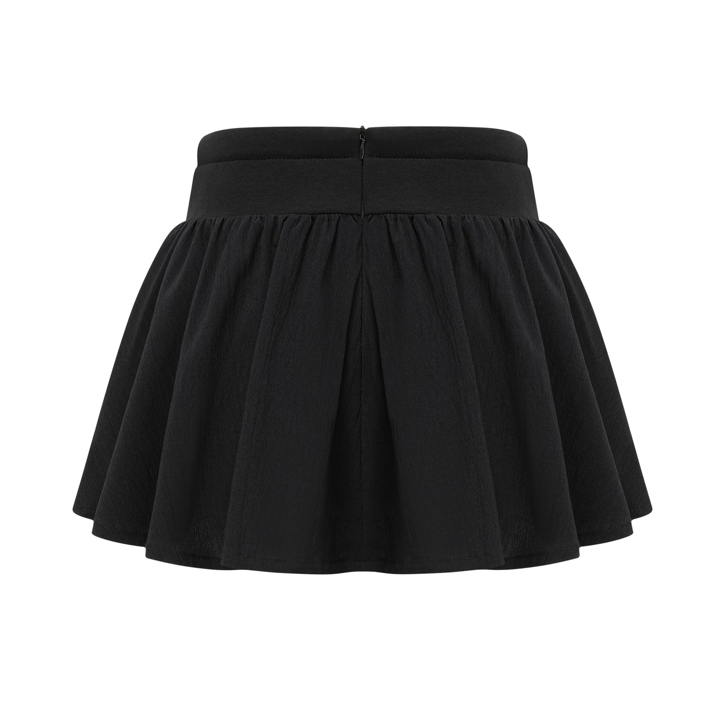 Amélie elastic-waistband pleated mini skirt