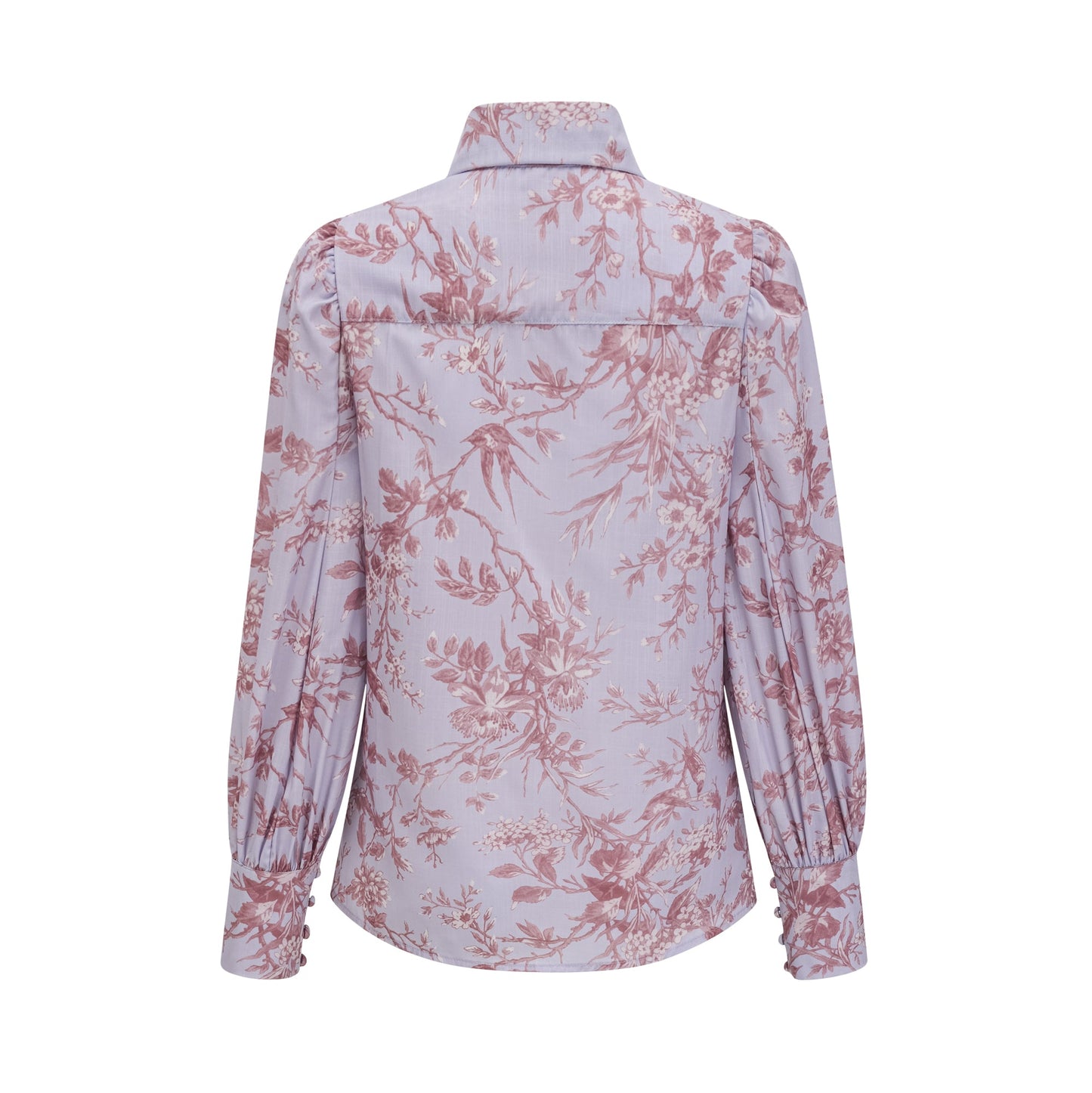 Isabeau floral-print shirt & skirt matching set