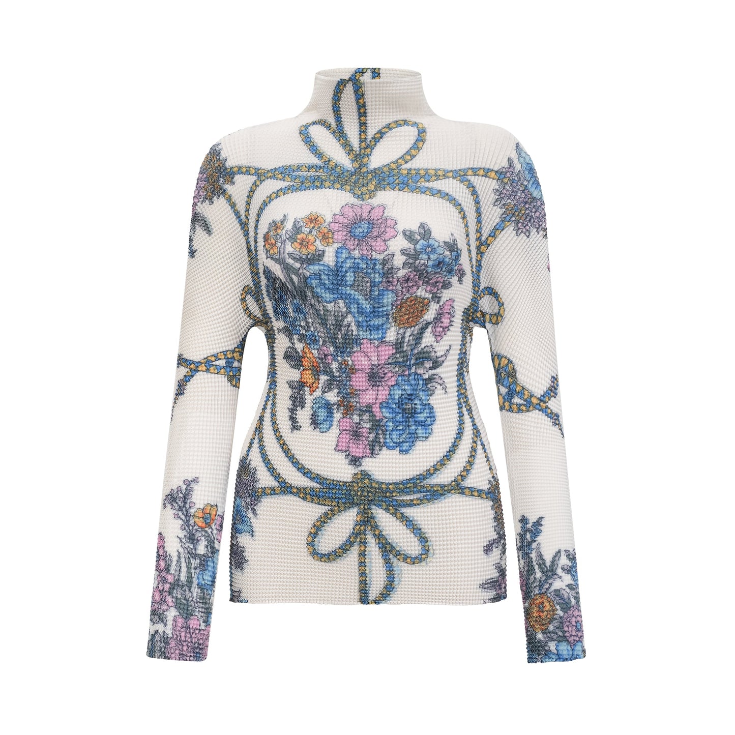 Huguette pattern-print top & skirt matching set