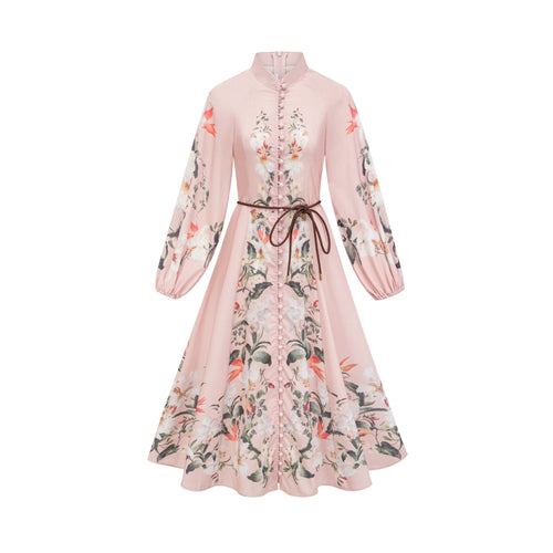 Aviana floral-print midi dress