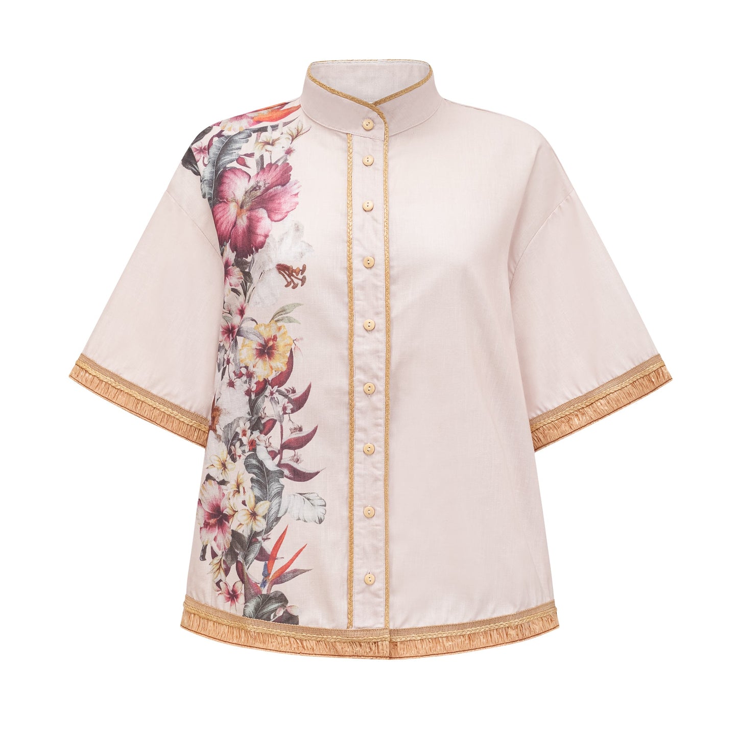 Joséphine floral-print shirt & short matching set