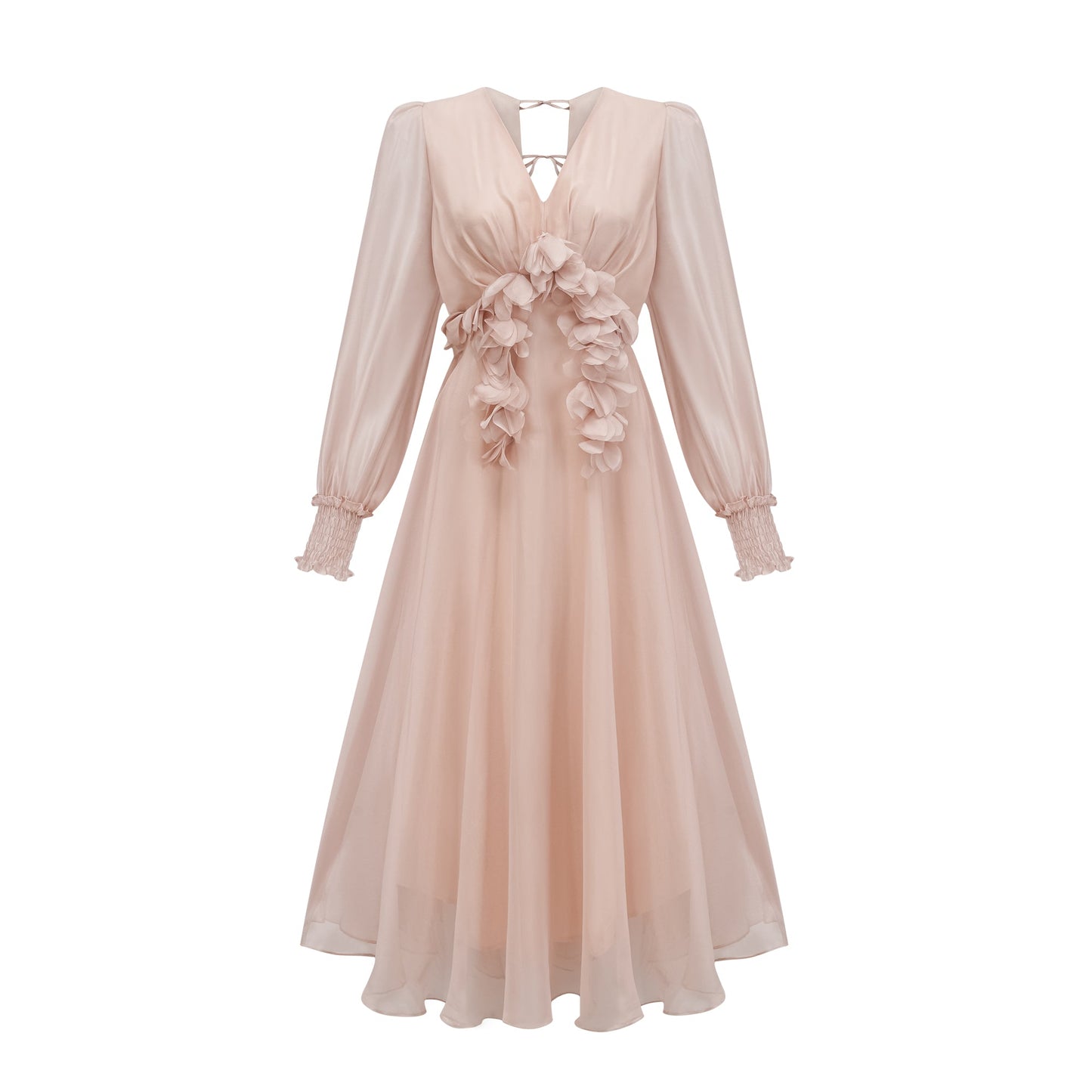 Lucie faux-floral embellished midi dress (US Only)