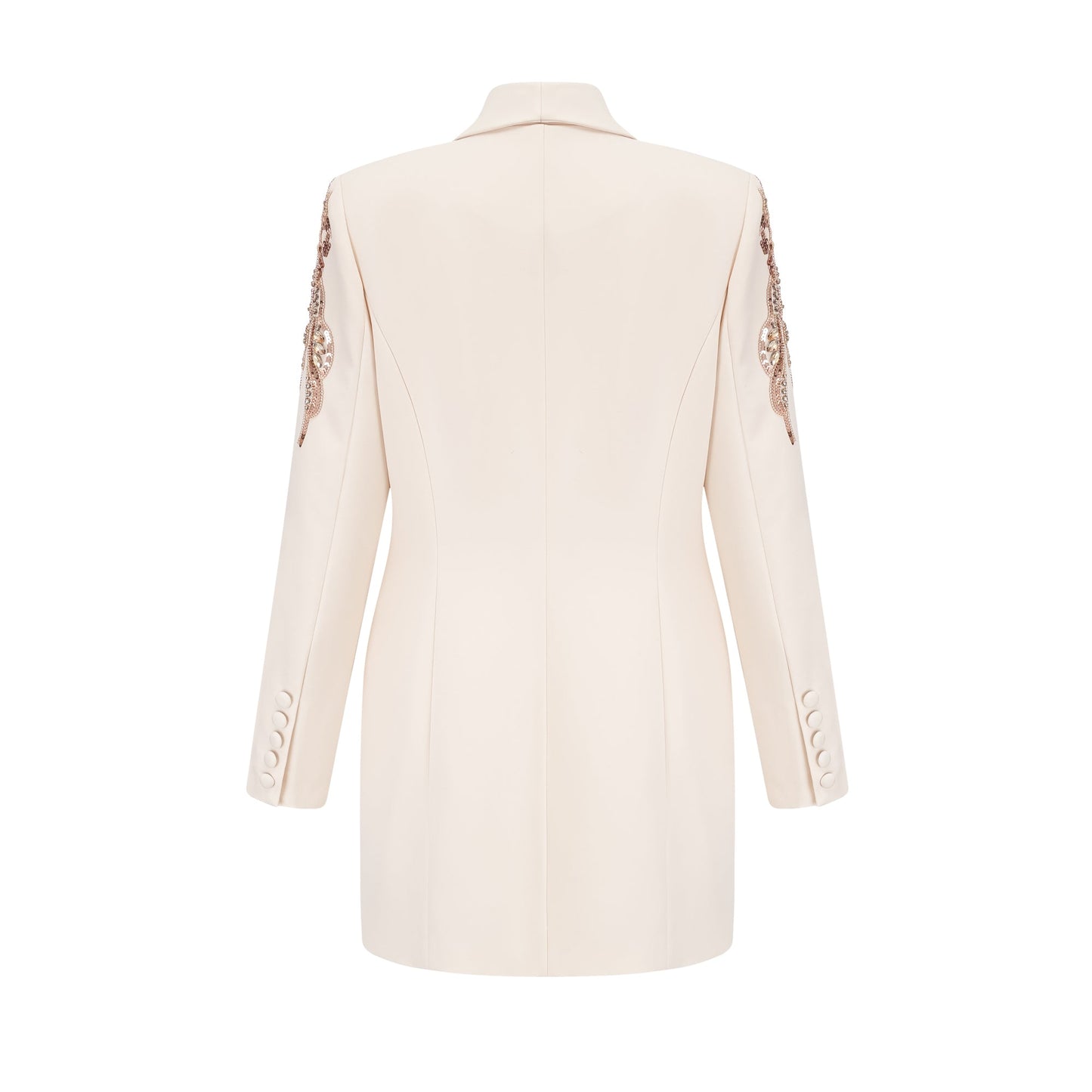 Éléna embellished sequined blazer dress