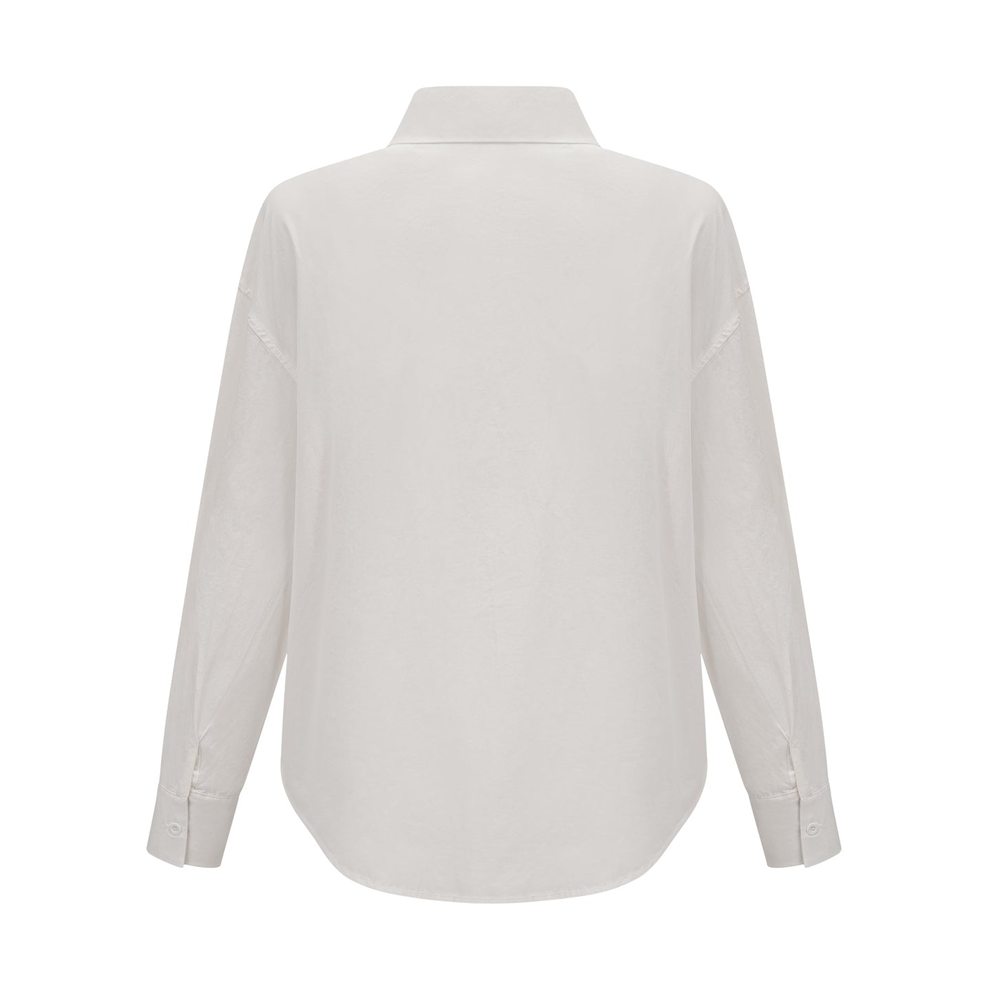 Rosalie white floral cut-out shirt
