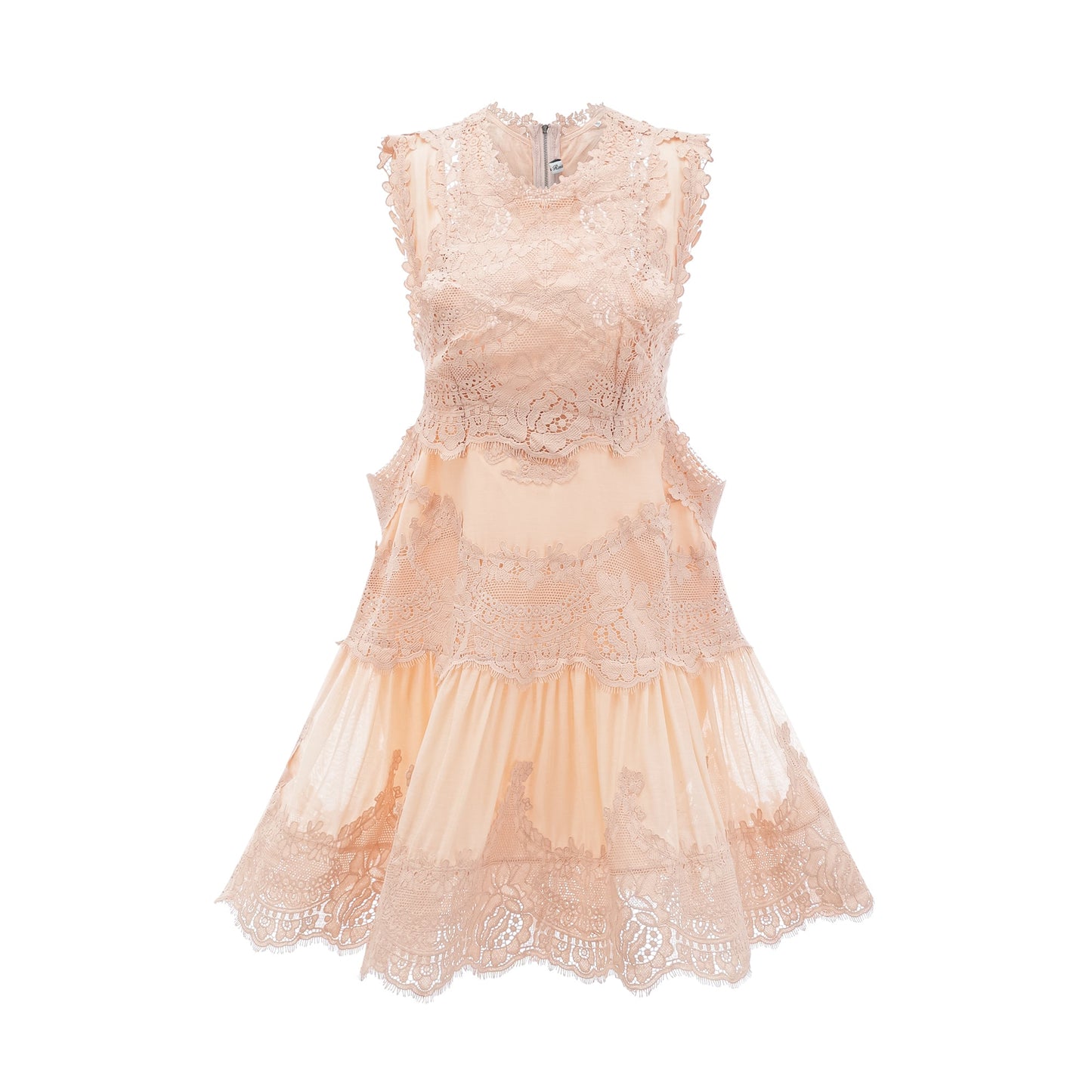 Dionne lace patch mini dress