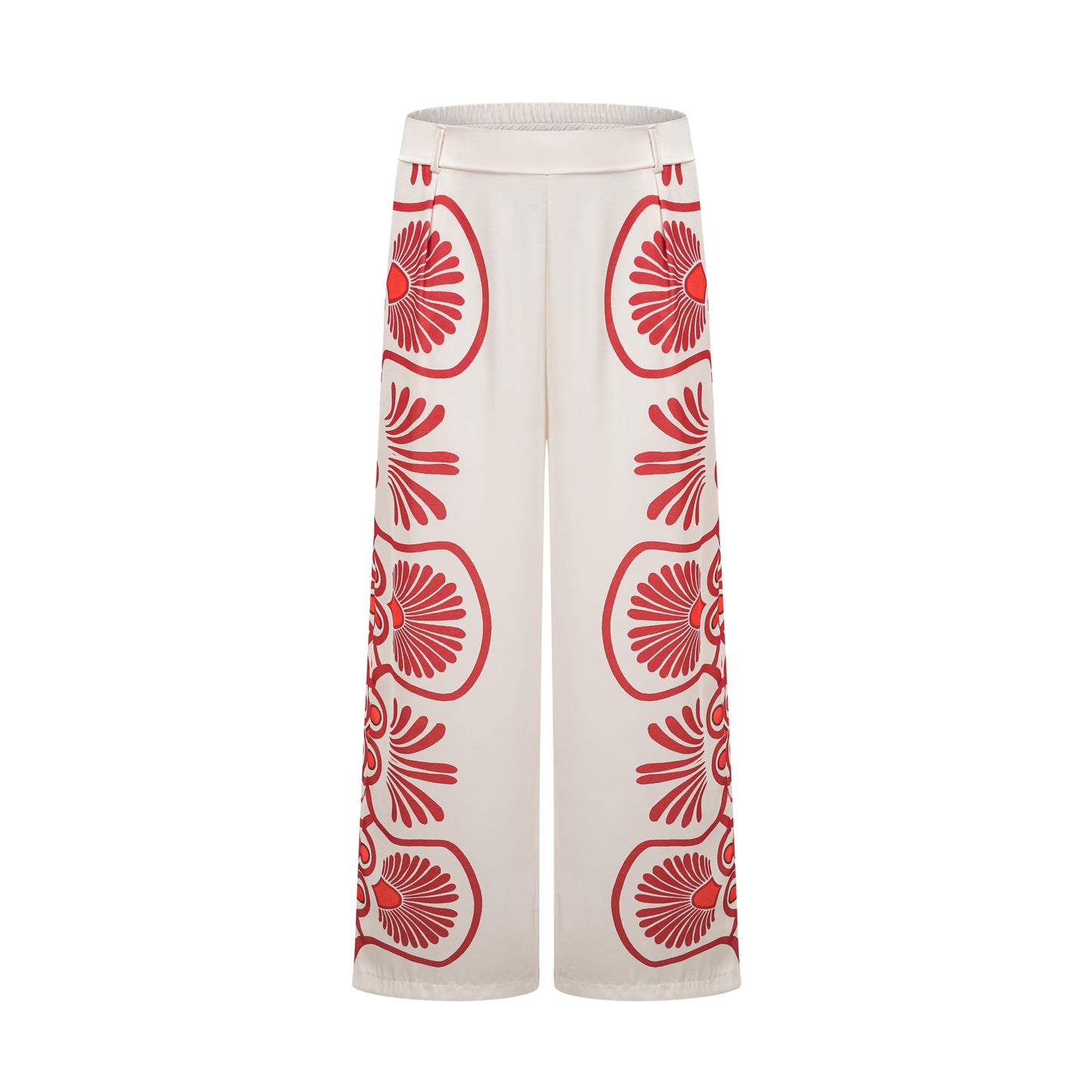 Amaranta graphic-print shirt & trousers matching set