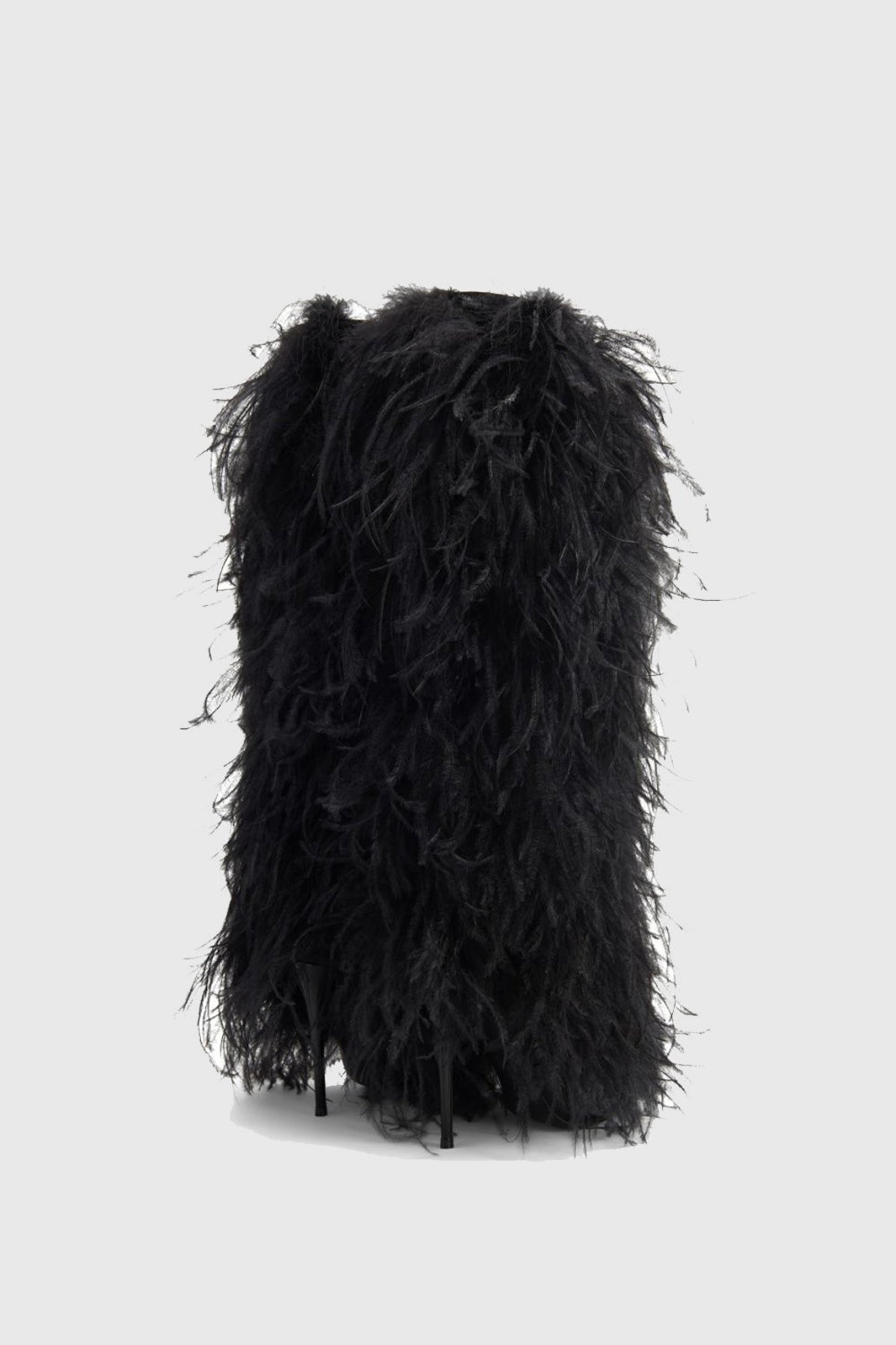Danica Feather Knee-high Boots - Black