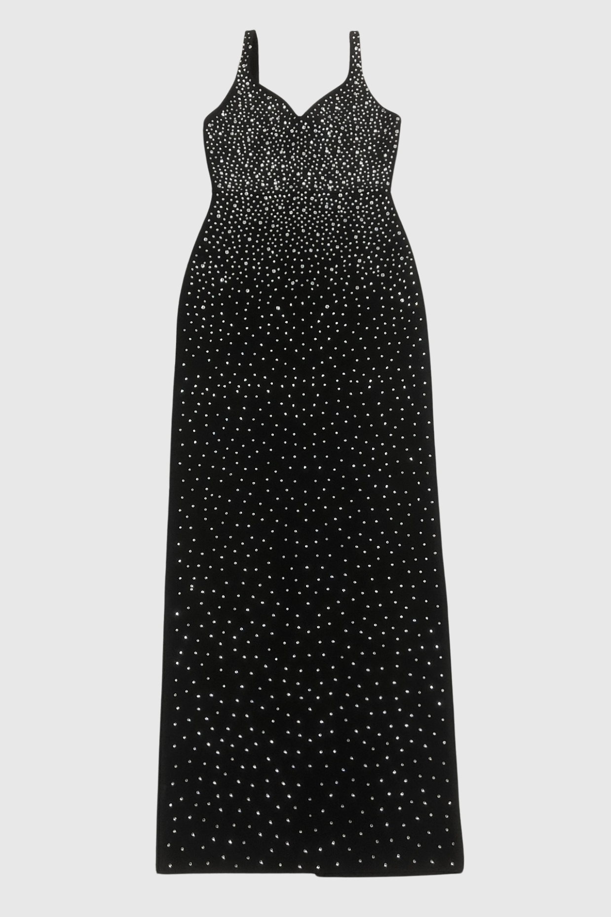 Eadoin Crystal Embellished Maxi Bandage Dress