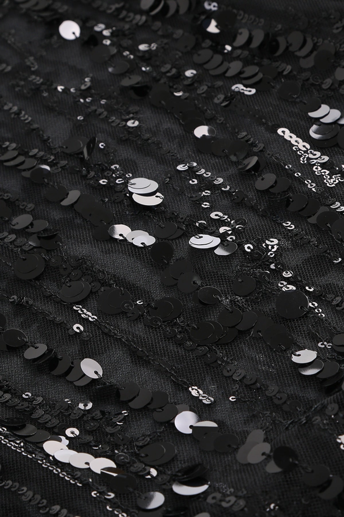 Eleri Feather Sequin Corset Two Piece Set