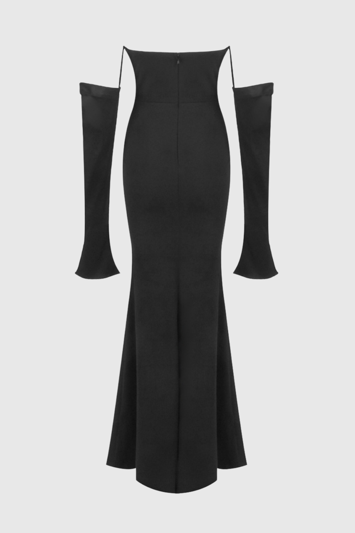 Heega Off Shoulder Corset Maxi Dress - Black