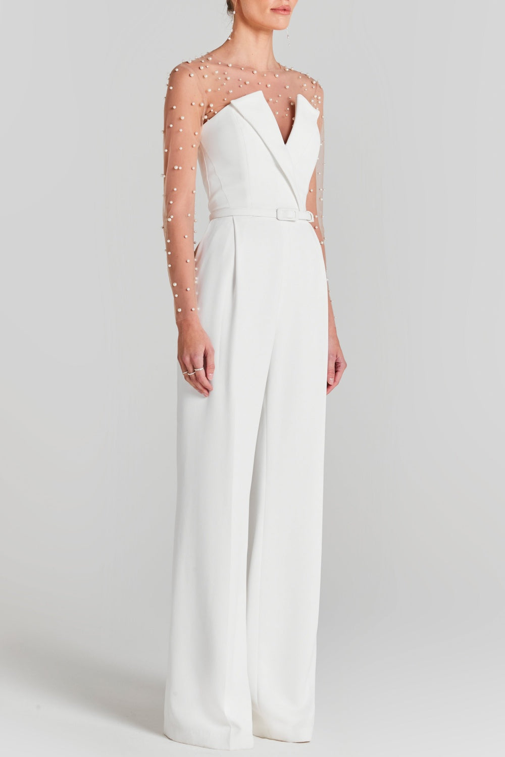 Latini Pearl Two Piece Strapless Jumpsuit