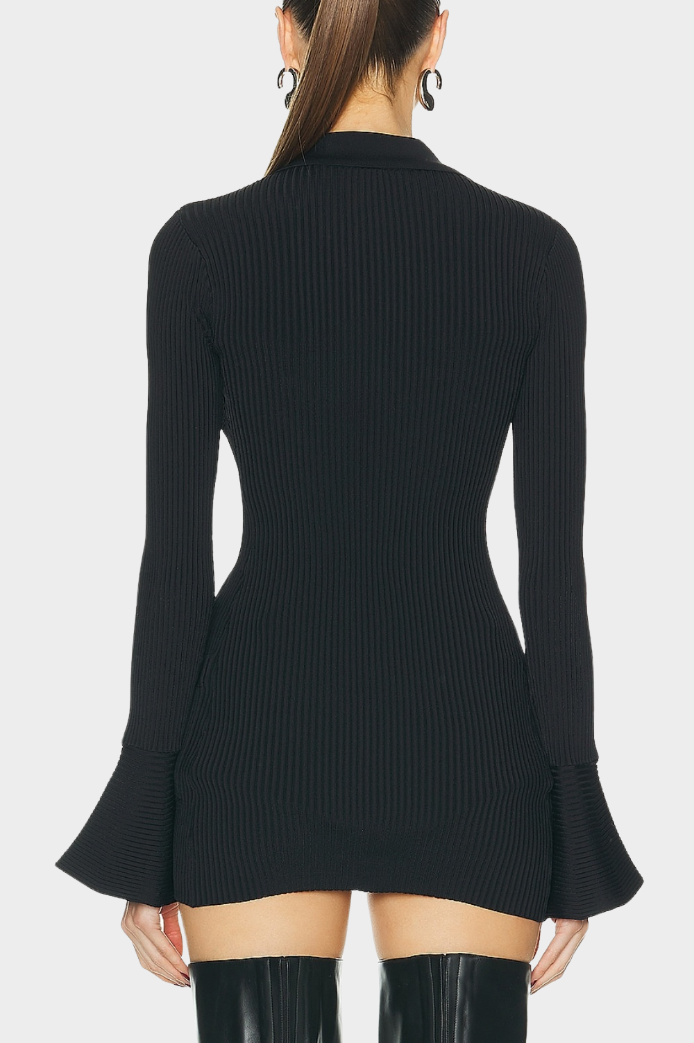 Letitia Crystal Buckle Knit Cardigan