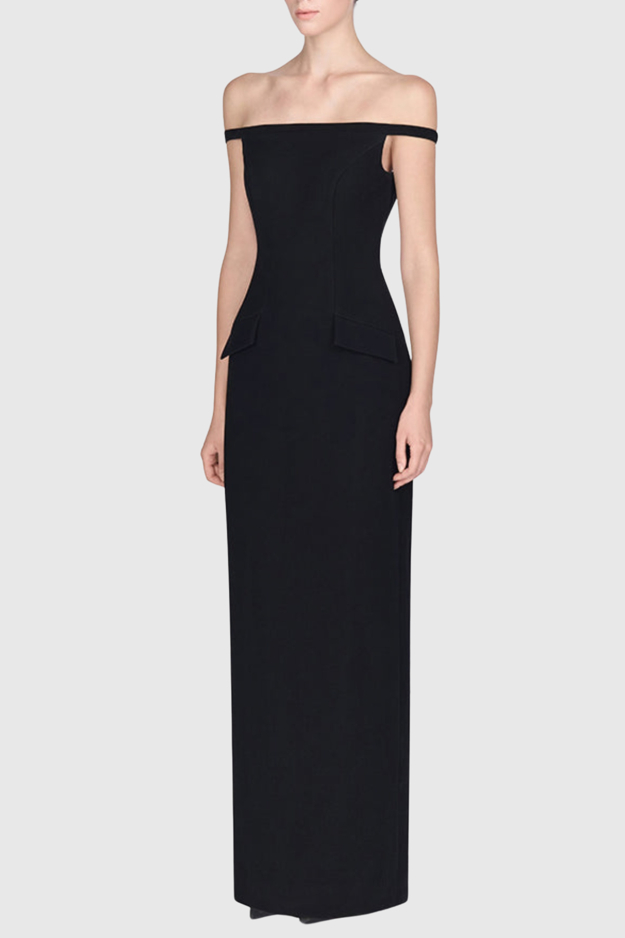 Macsen Pearl Beaded Off Shoulder Maxi Dress