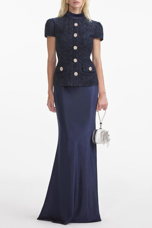 Munoz Metallic Tweed Two Piece Set