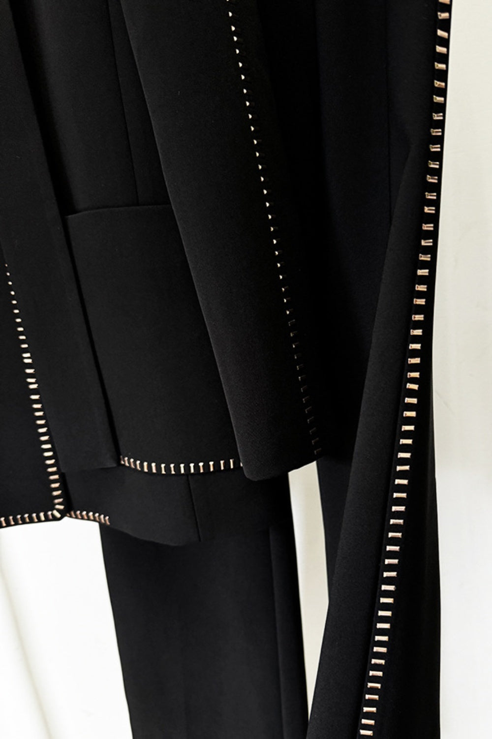 Ophelia Scarf-Detailed Blazer Set