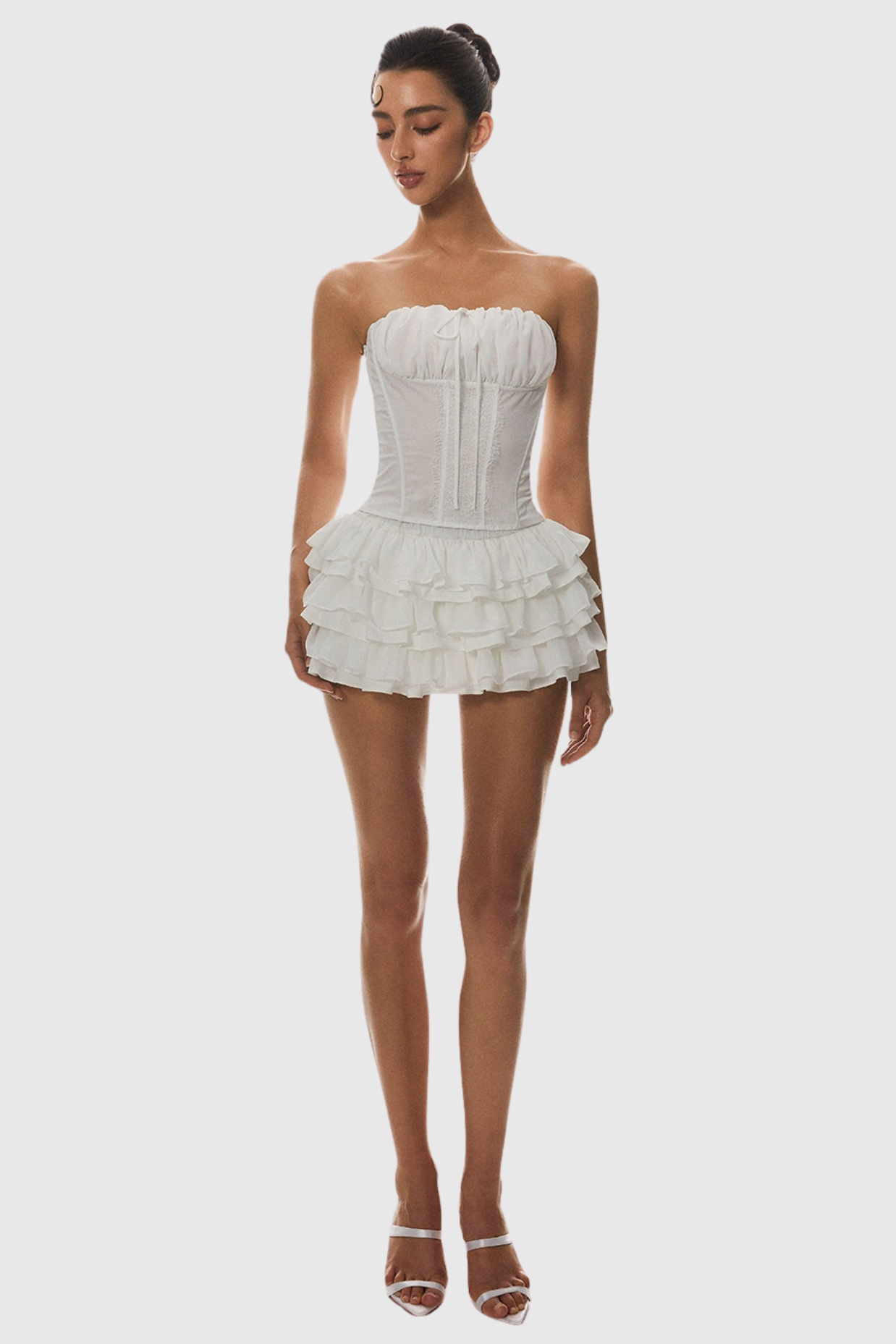 Panue Ruched Strapless Corset