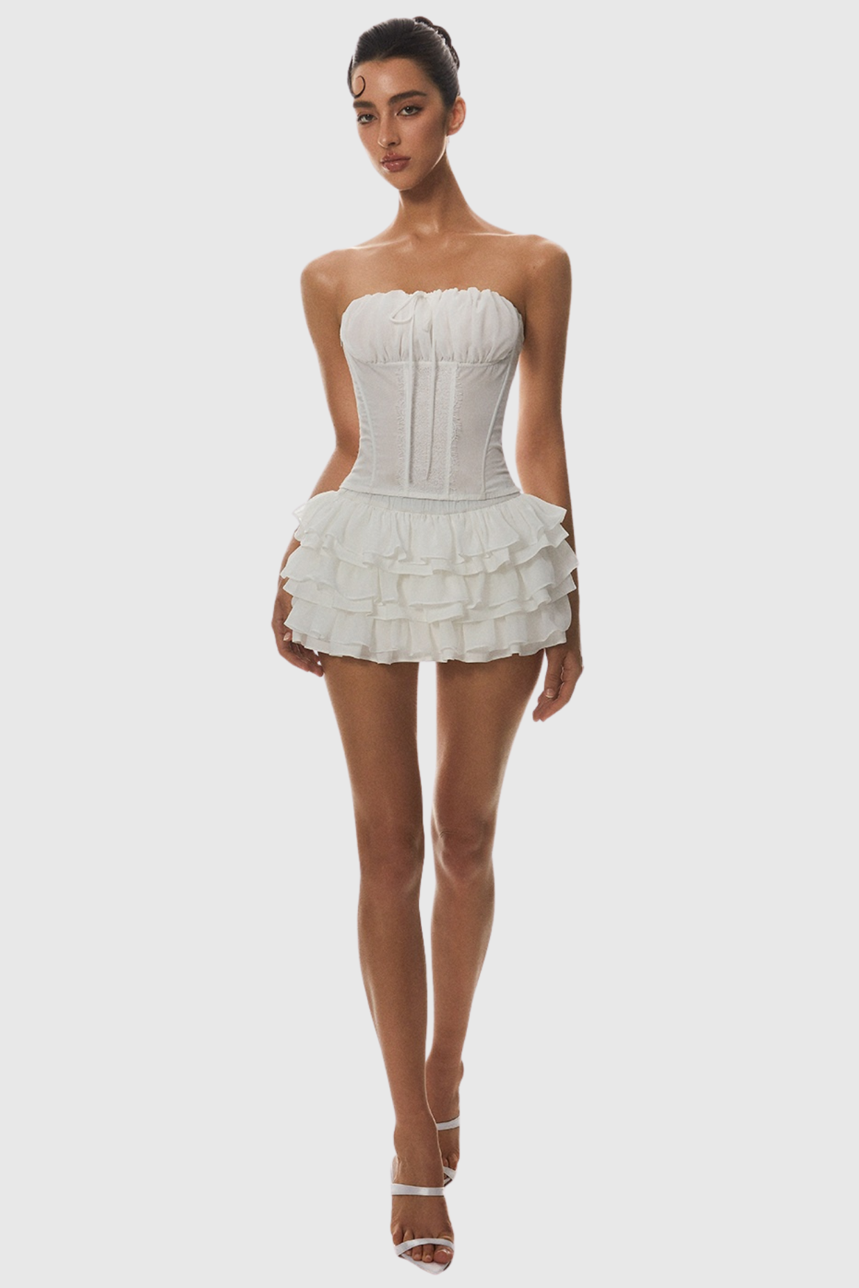 Panue Ruched Strapless Corset