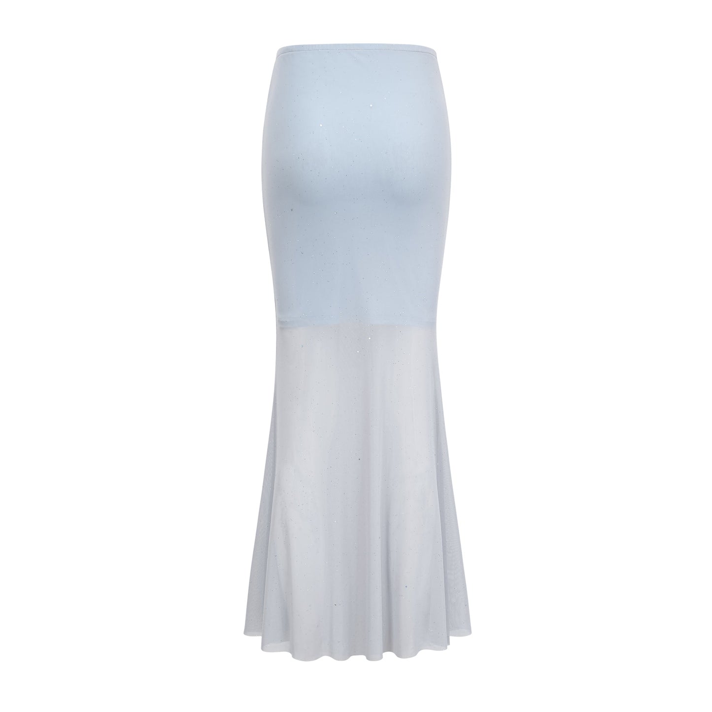 Paulette semi-sheer top & skirt matching set