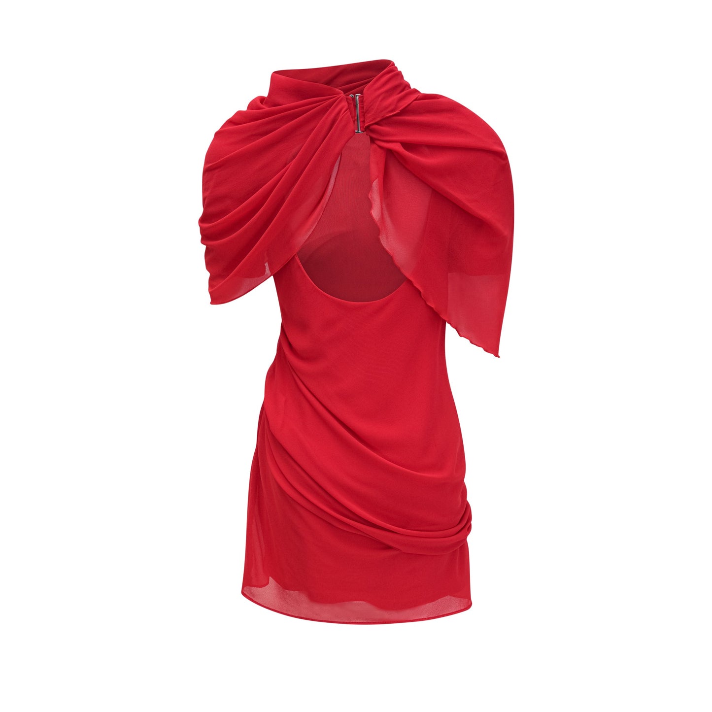 Clara draped mini dress