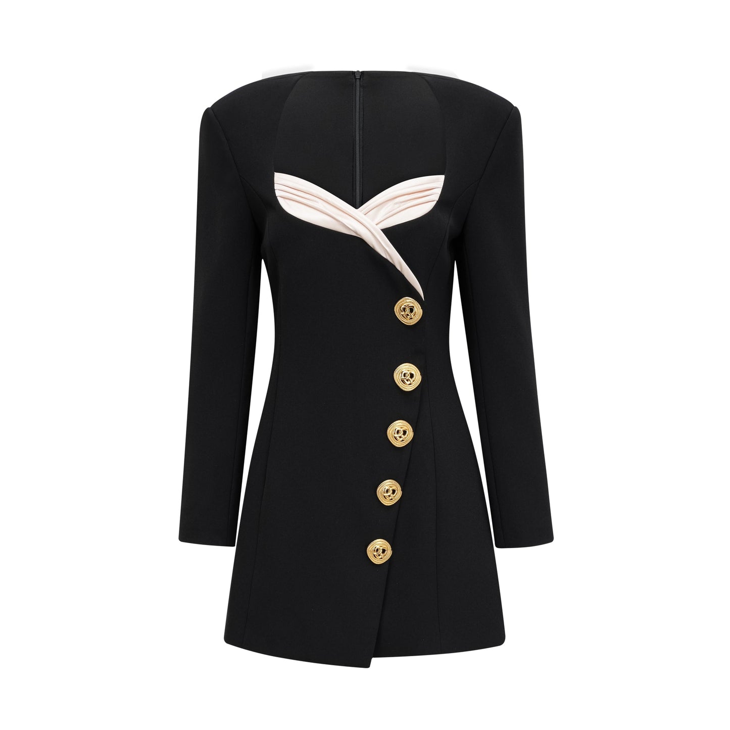 Céline black long-sleeved dress