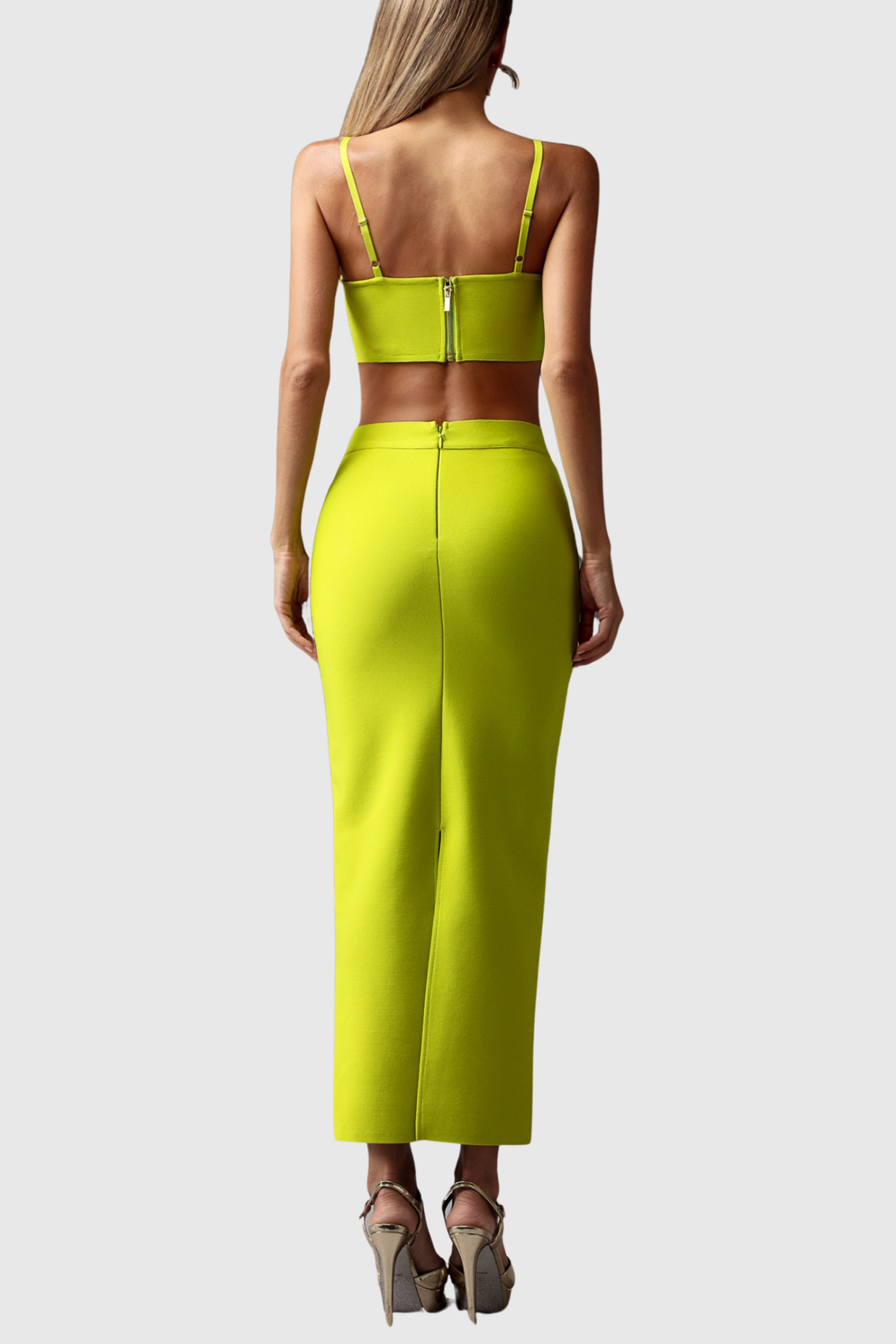 Tayne Butterfly Orchid Bandage Two Piece Set