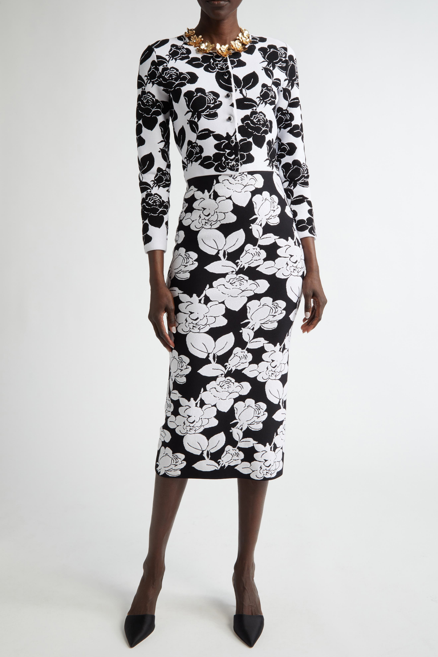 Vernon Jacquard Bandage Two Piece Set