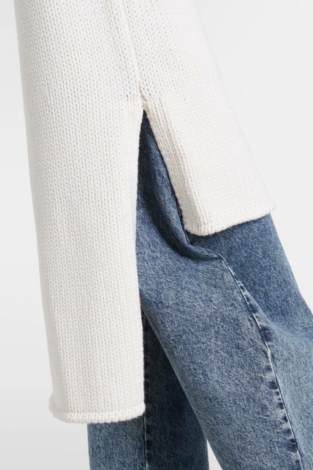 Zsuzsa Turtleneck Cape Knit Top