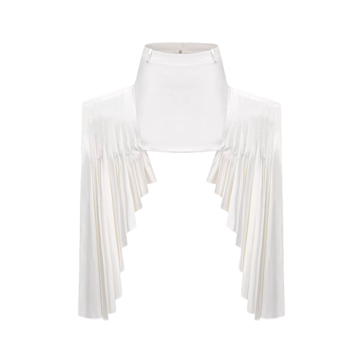 Karina layered-hemline mini skirt