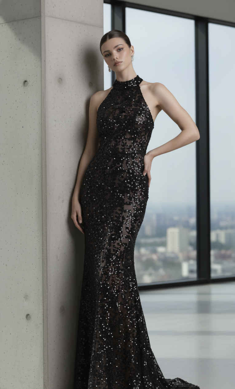 Maison Celie-Sleeveless Elegant Party Long Dresses For Ladies