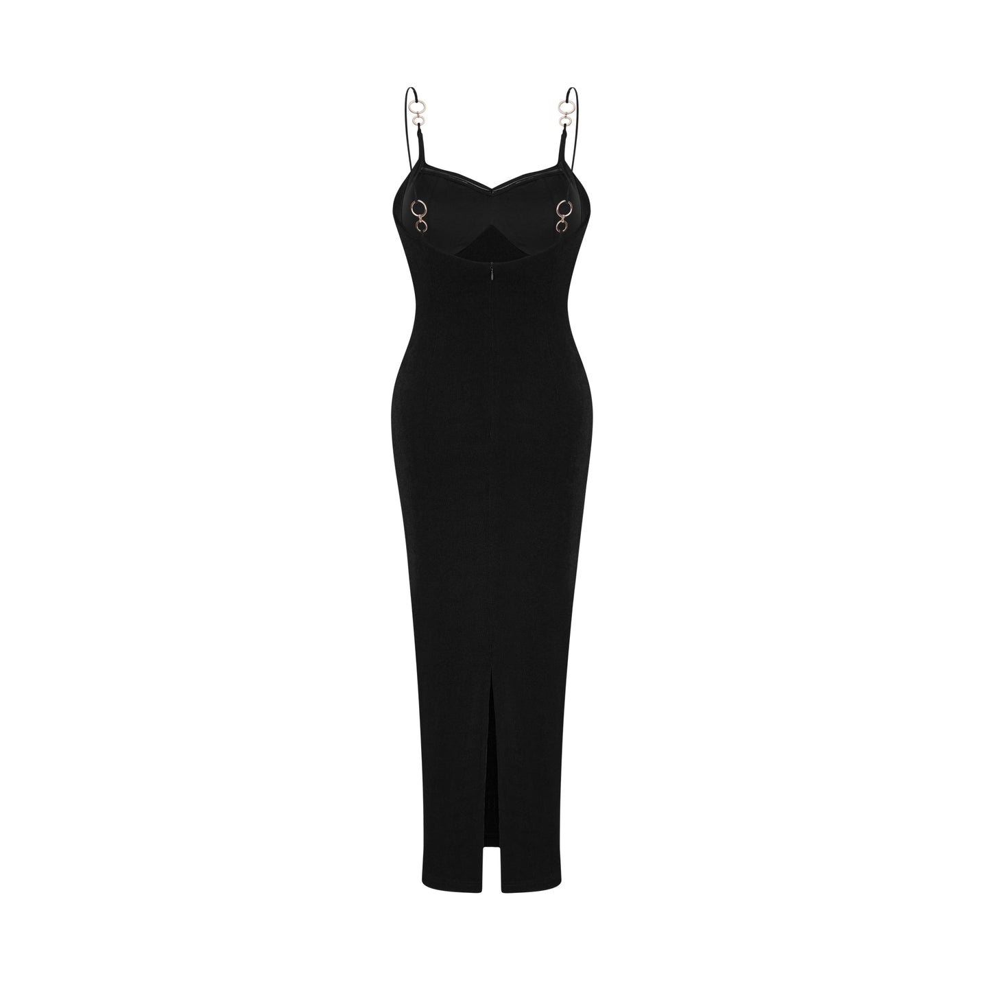 Ailbhe black bustier midi dress (US Only)