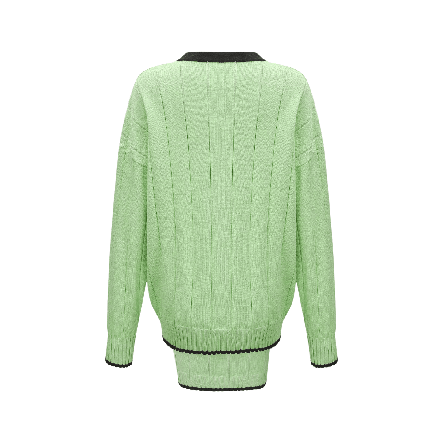 As If It's Your Last-green knitted cardigan & dress matching set