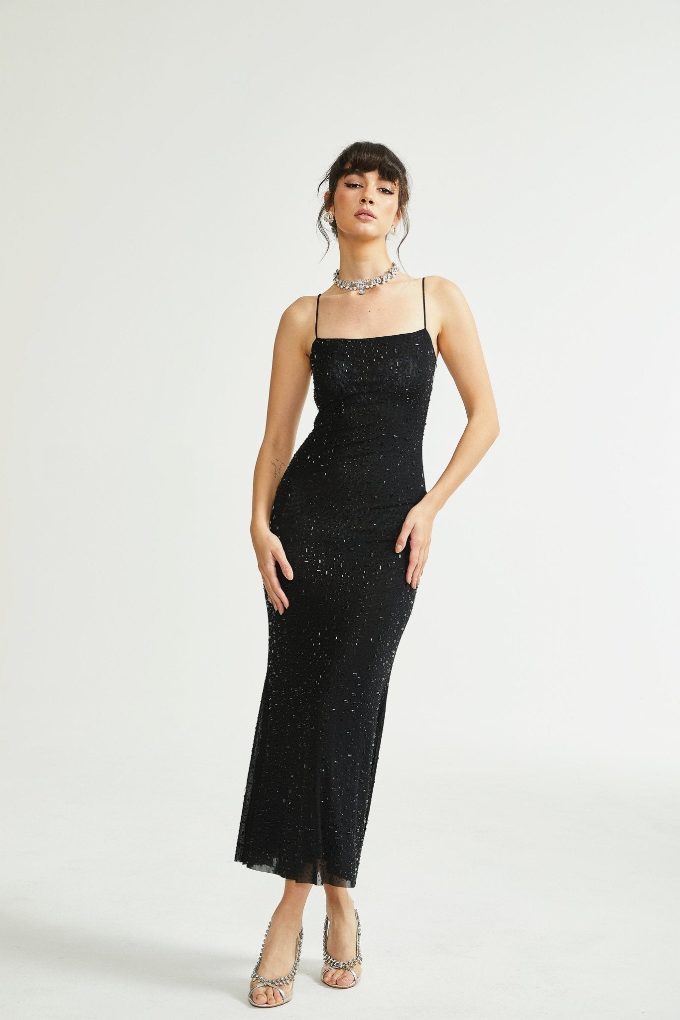 Axelle sequin-embellished dress