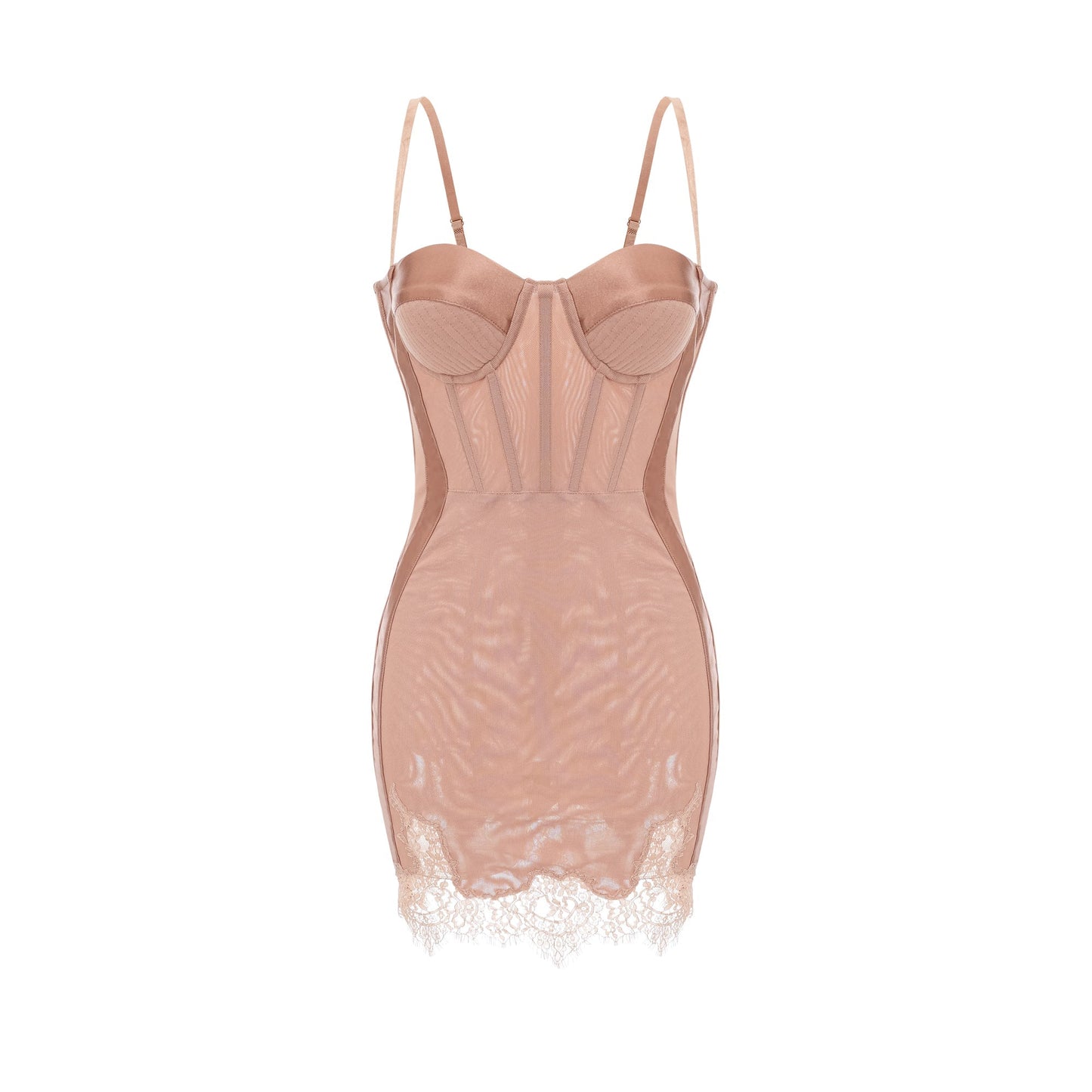 Coline bustier-style mini dress